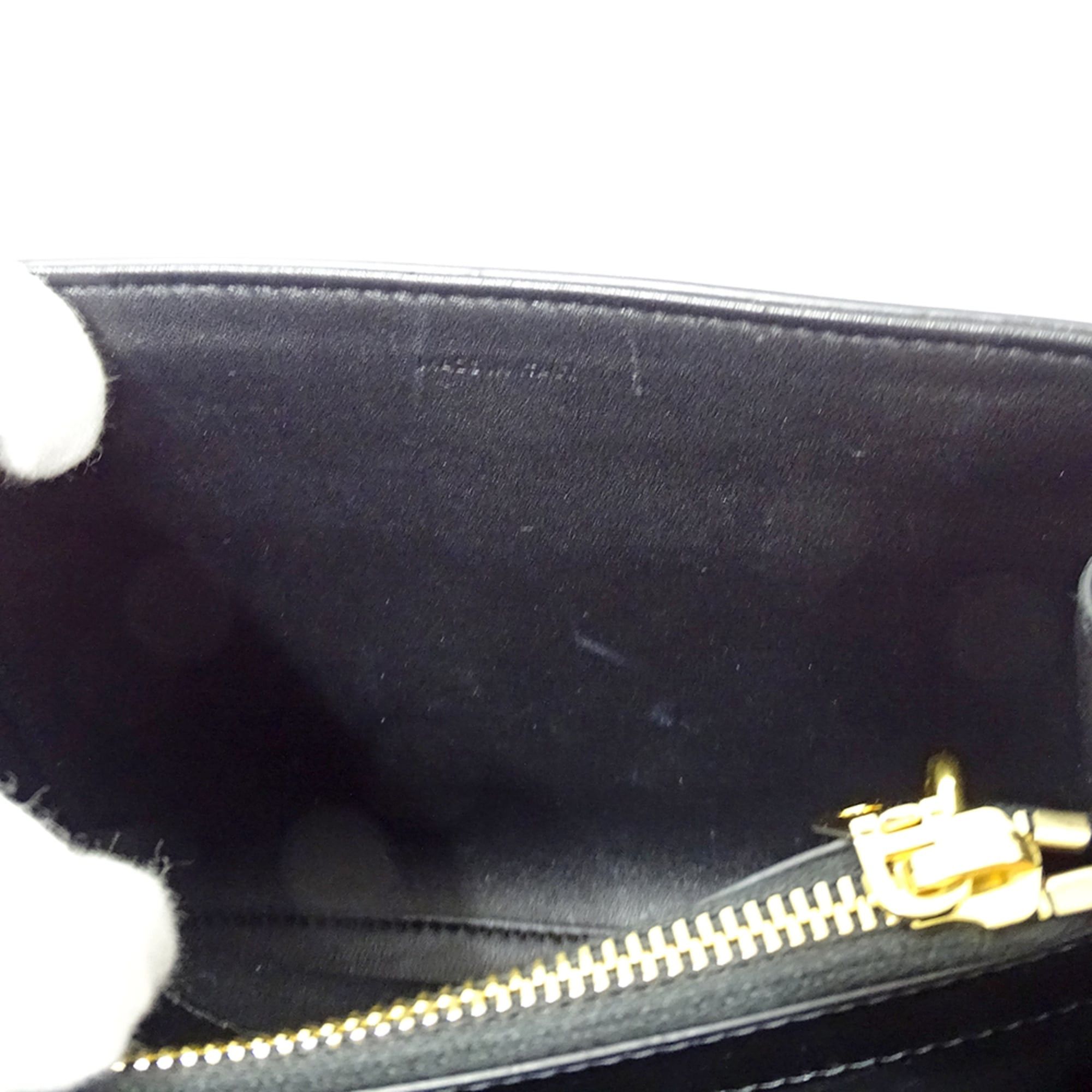 Celine Celine handbag for women, brand name, handbag/shoulder bag, 2-way, mini, 16cm, Seize, leather, black, mini bag Size ONE SIZE - 15 Thumbnail