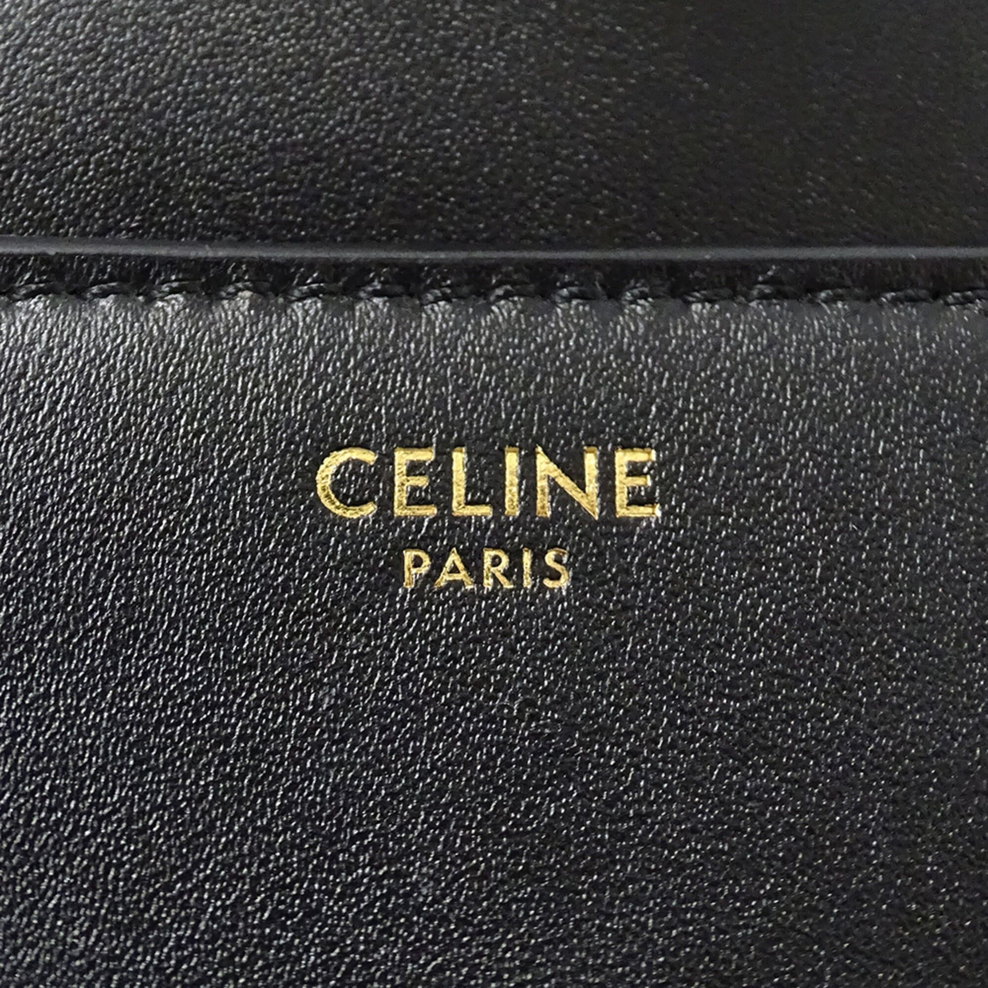 Celine Celine handbag for women, brand name, handbag/shoulder bag, 2-way, mini, 16cm, Seize, leather, black, mini bag Size ONE SIZE - 6 Thumbnail