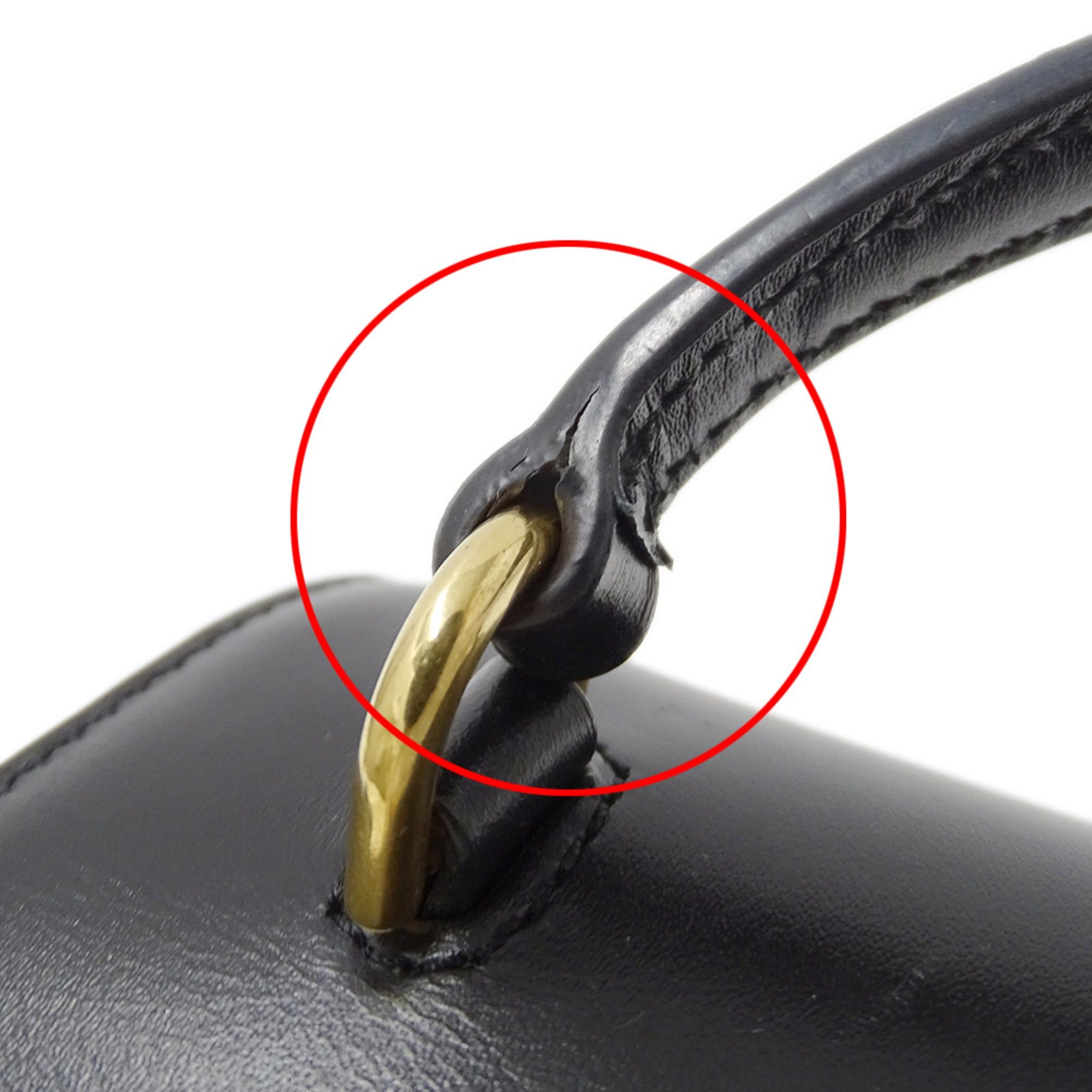 Celine Celine handbag for women, brand name, handbag/shoulder bag, 2-way, mini, 16cm, Seize, leather, black, mini bag Size ONE SIZE - 13 Thumbnail