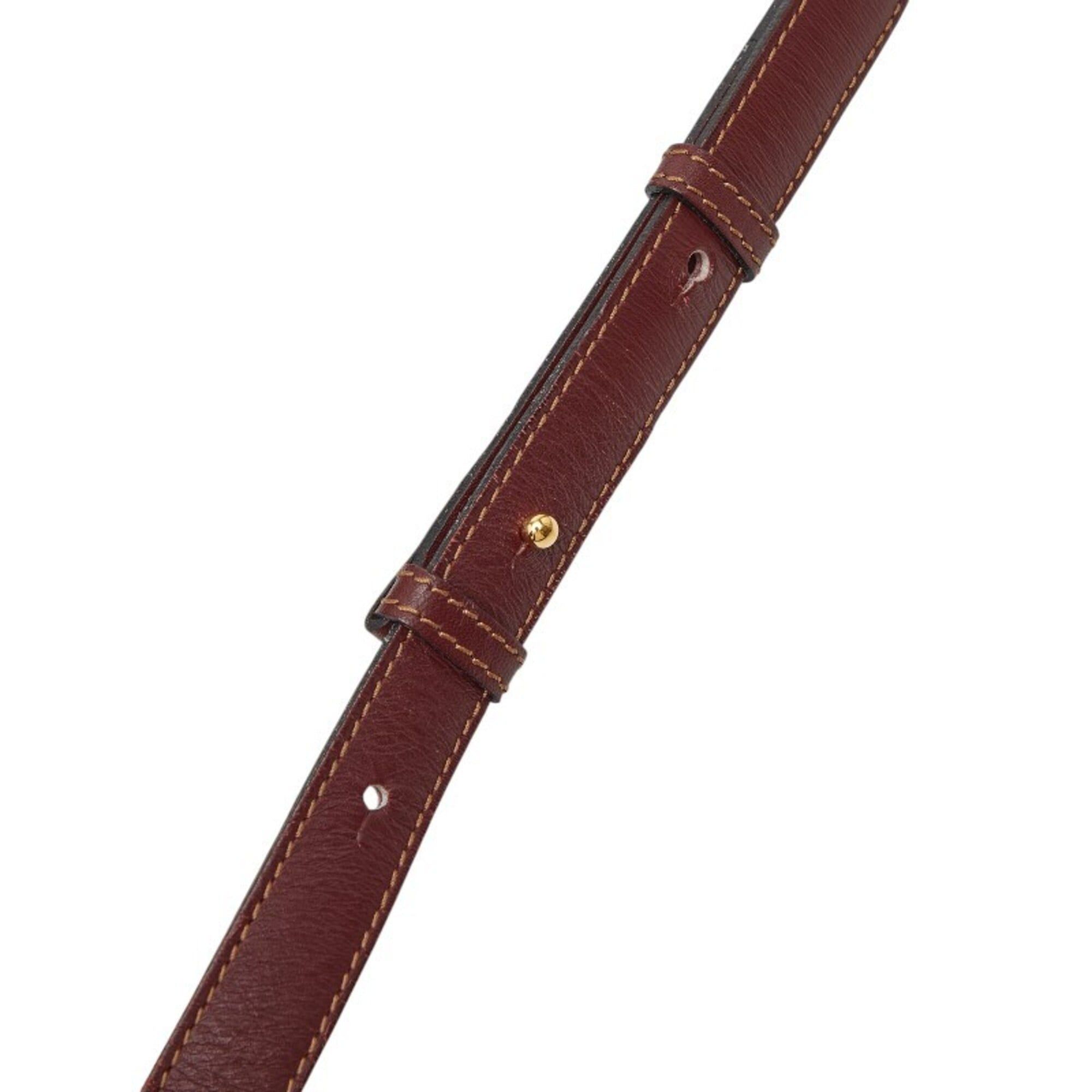 Cartier Cartier Must Line Shoulder Bag, Wine Red/Bordeaux Leather, Women's. Size ONE SIZE - 10 Thumbnail
