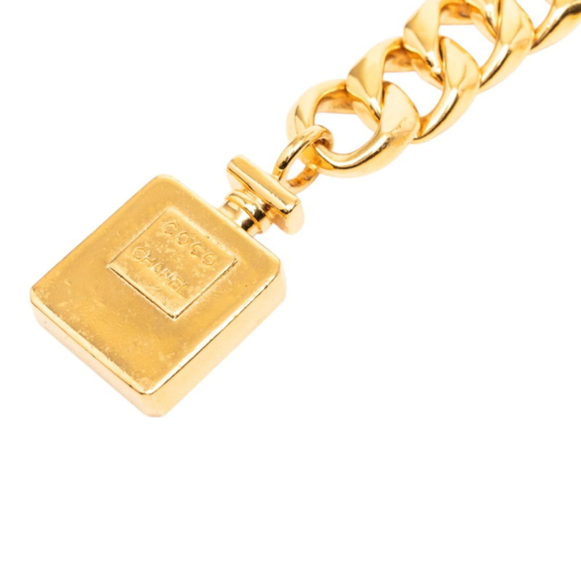 Chanel Chanel Perfume Bottle Logo Chain Belt, Gold Plated, Women's. Size ONE SIZE - 2 Thumbnail