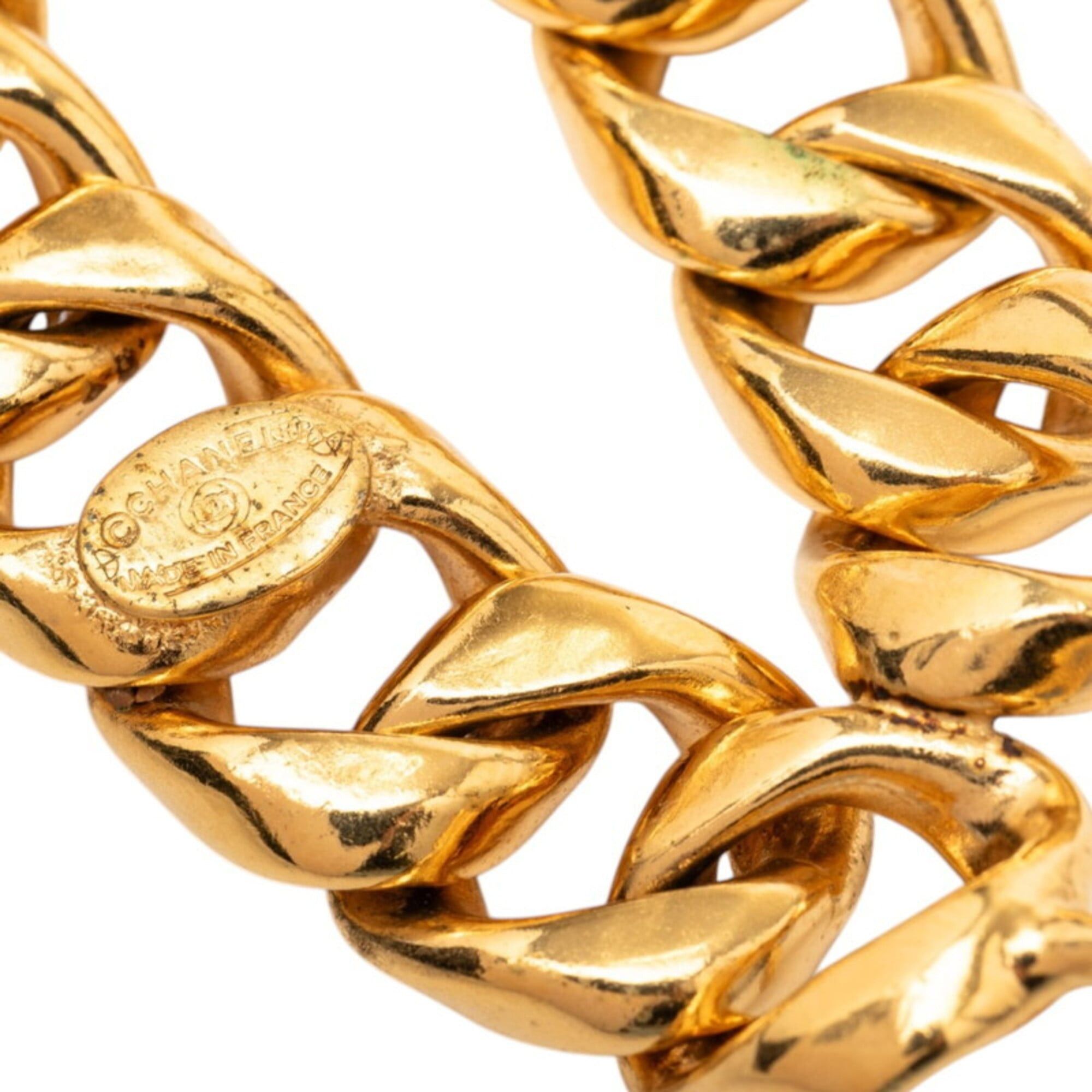Chanel Chanel Perfume Bottle Logo Chain Belt, Gold Plated, Women's. Size ONE SIZE - 4 Thumbnail