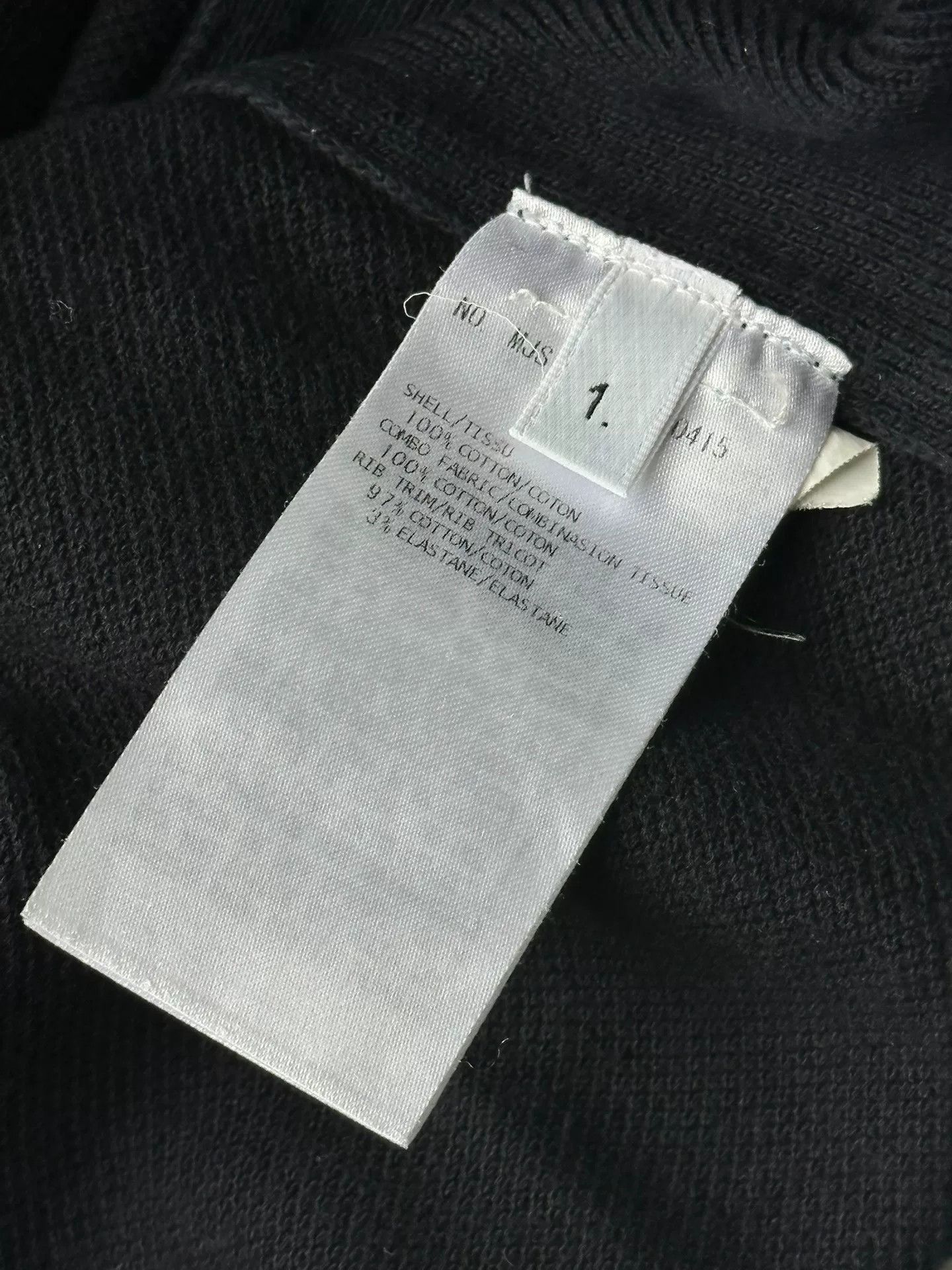 Thom Browne Thom Browne Black Four-Stripe Knit Tee Size US S / EU 44-46 / 1 - 3 Thumbnail