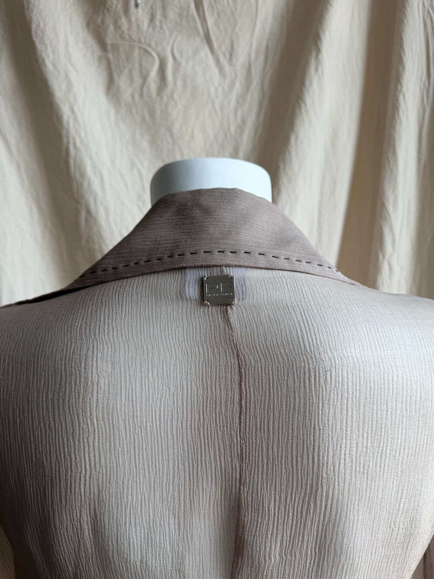Other PAOLAFRANI Silk Sheer Large Neck Shirt Size M / US 6-8 / IT 42-44 - 7 Thumbnail