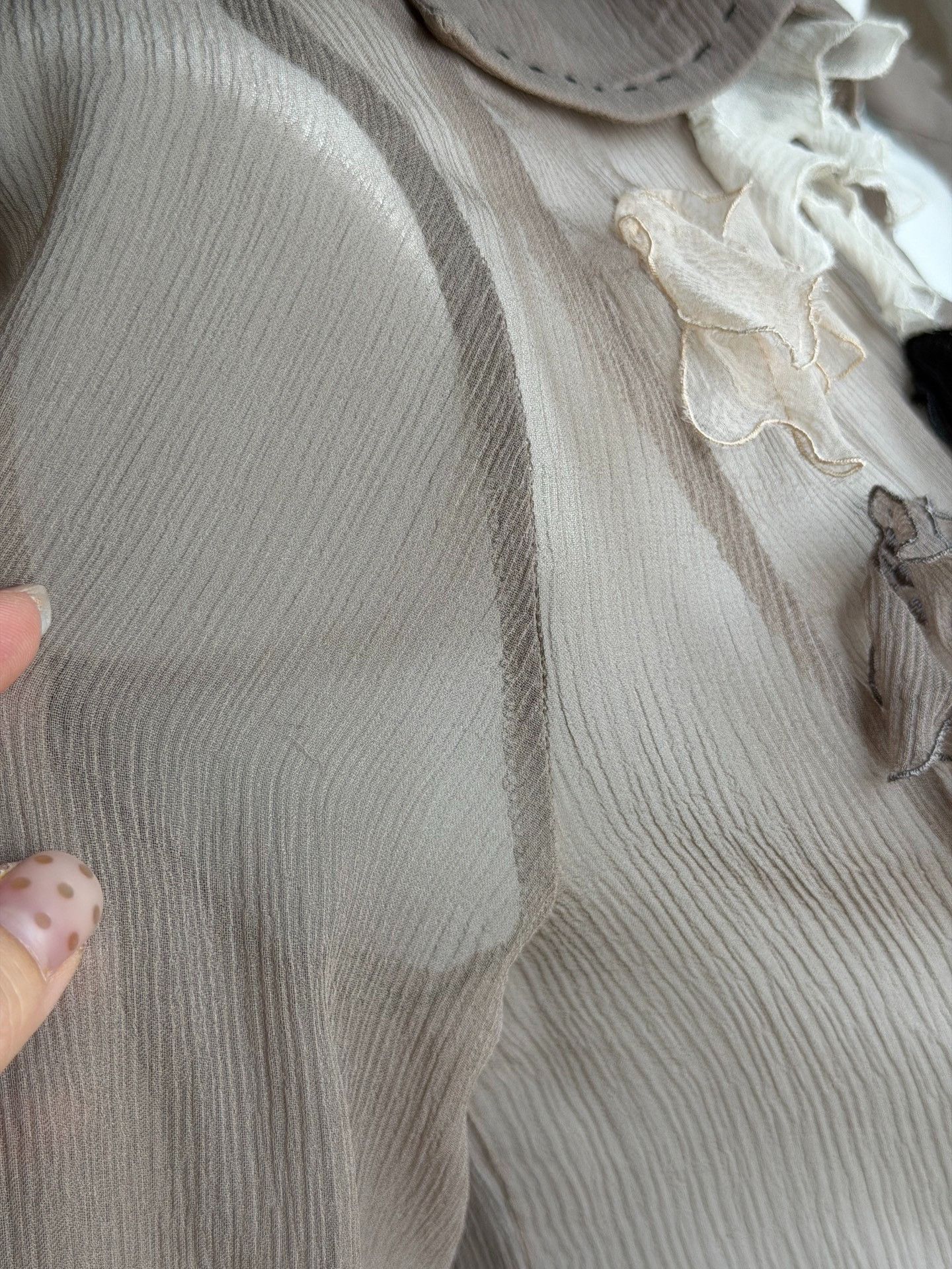 Other PAOLAFRANI Silk Sheer Large Neck Shirt Size M / US 6-8 / IT 42-44 - 8 Thumbnail