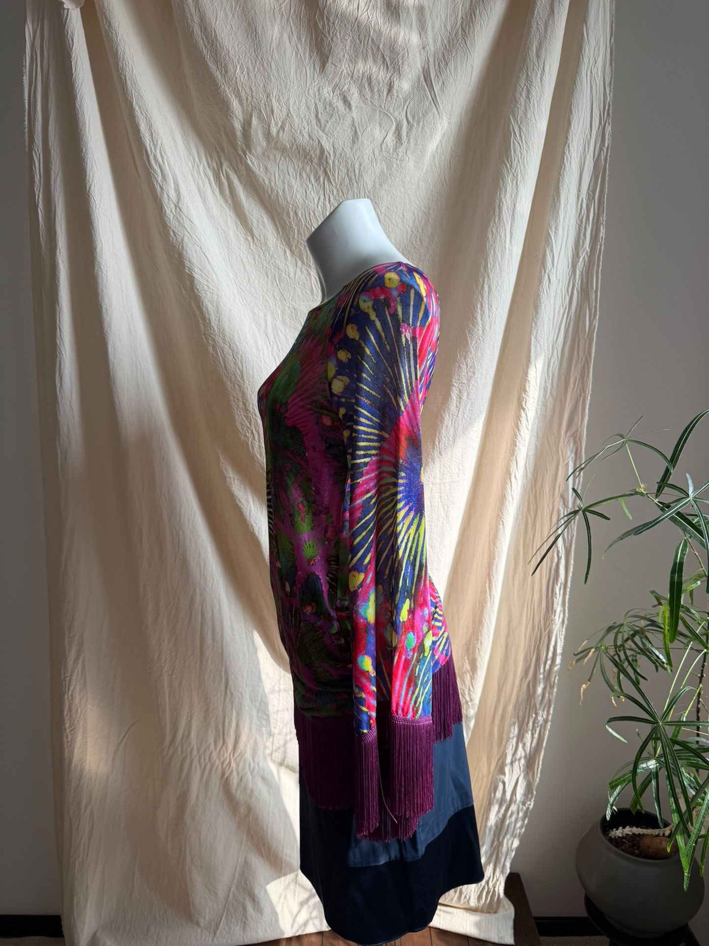 Other Compagnia Italiana Watercolor Ethnic Stretchy Fringe Top Size M / US 6-8 / IT 42-44 - 3 Thumbnail