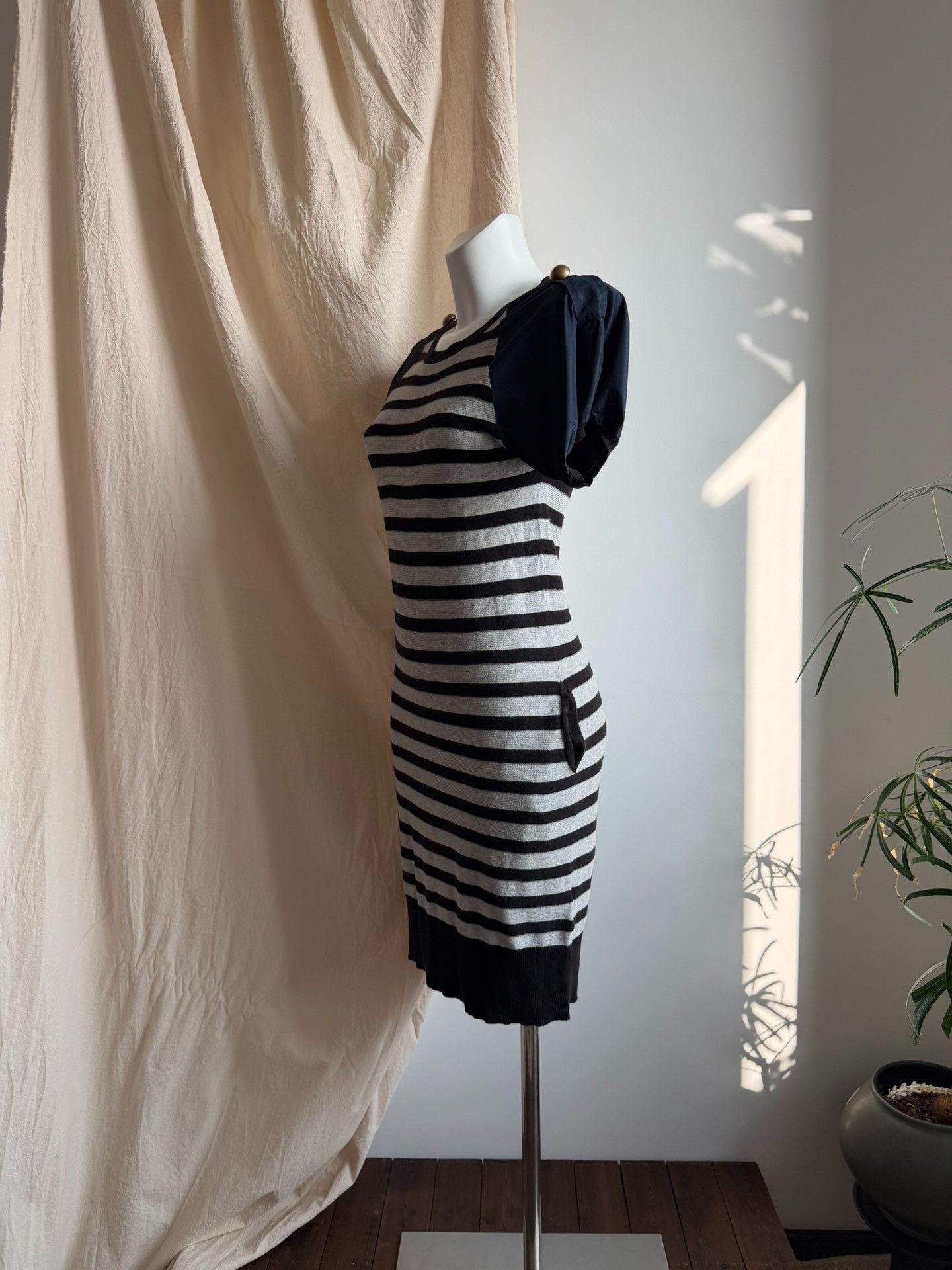 Lanvin LANVIN Striped Nautical Knit Dress Size M / US 6-8 / IT 42-44 - 4 Thumbnail