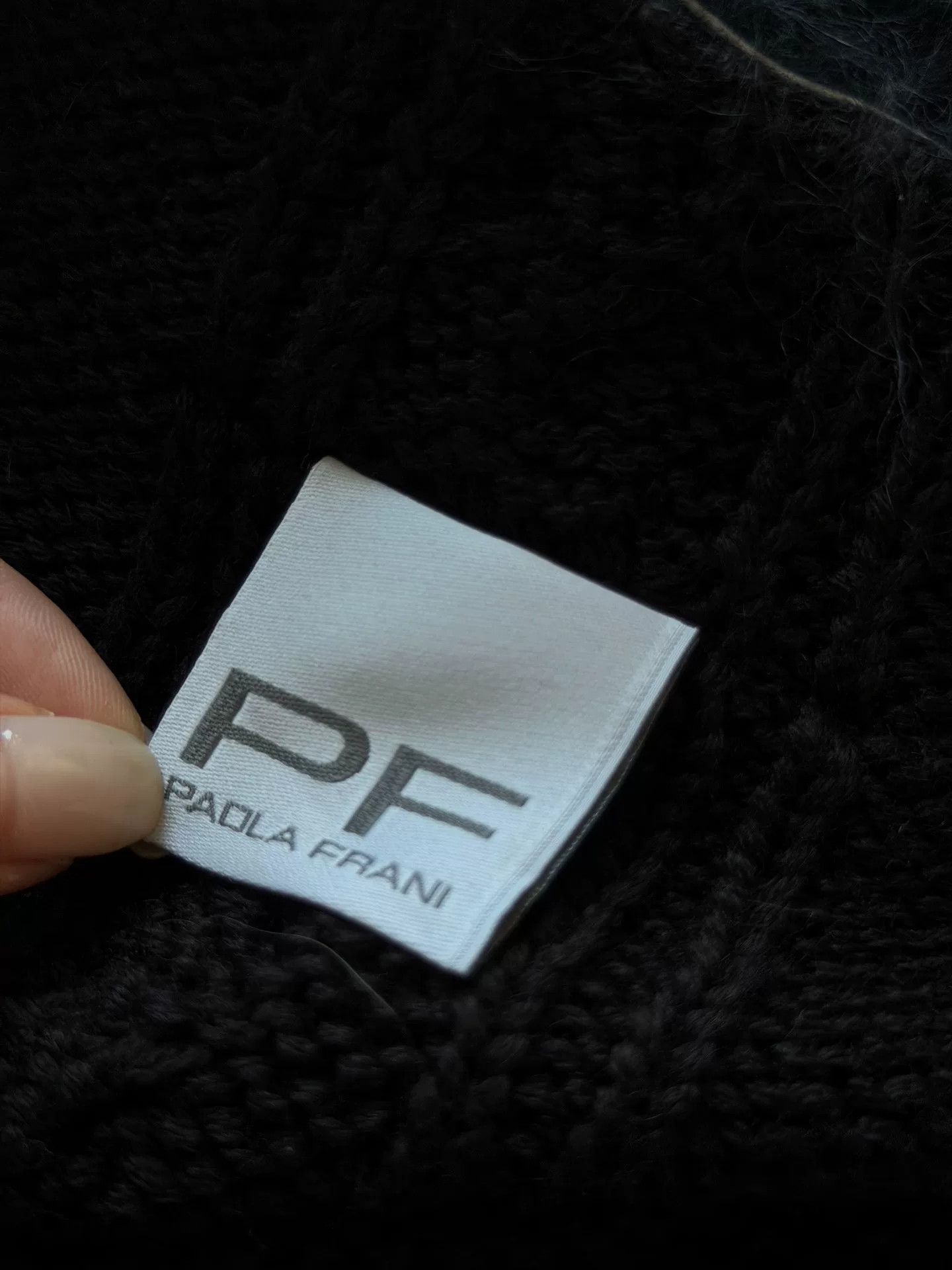 Paoloni PAOLAFRANI Knit Beaver Fur Collar Vest Size M / US 6-8 / IT 42-44 - 8 Thumbnail