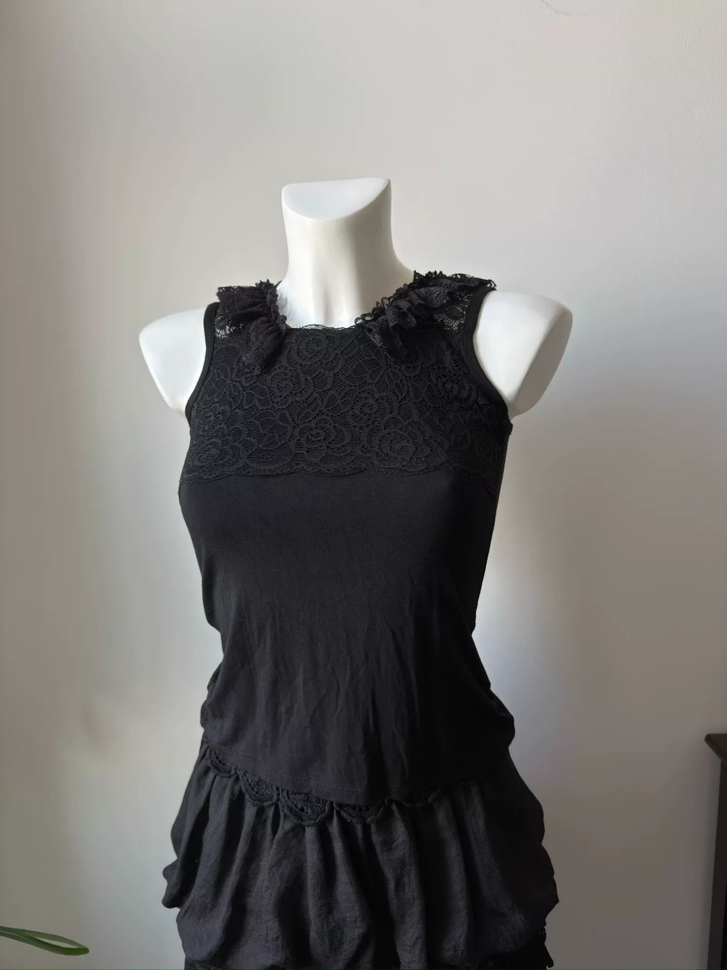 KMRii Japanese Brand Cotton Lace Wing Camisole Size M / US 6-8 / IT 42-44 - 5 Thumbnail