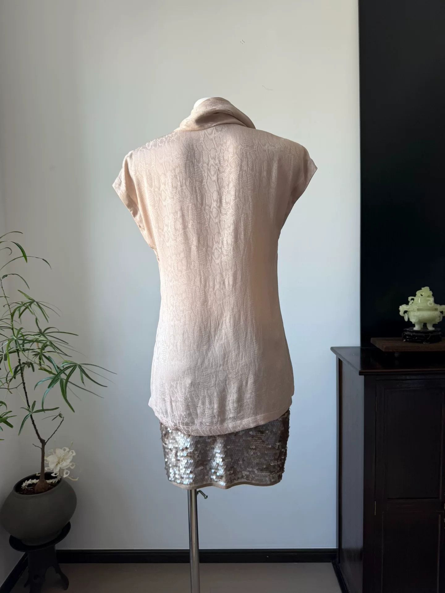 Just Cavalli Just Cavalli Pink Snake Print Scarf Top Size M / US 6-8 / IT 42-44 - 5 Thumbnail