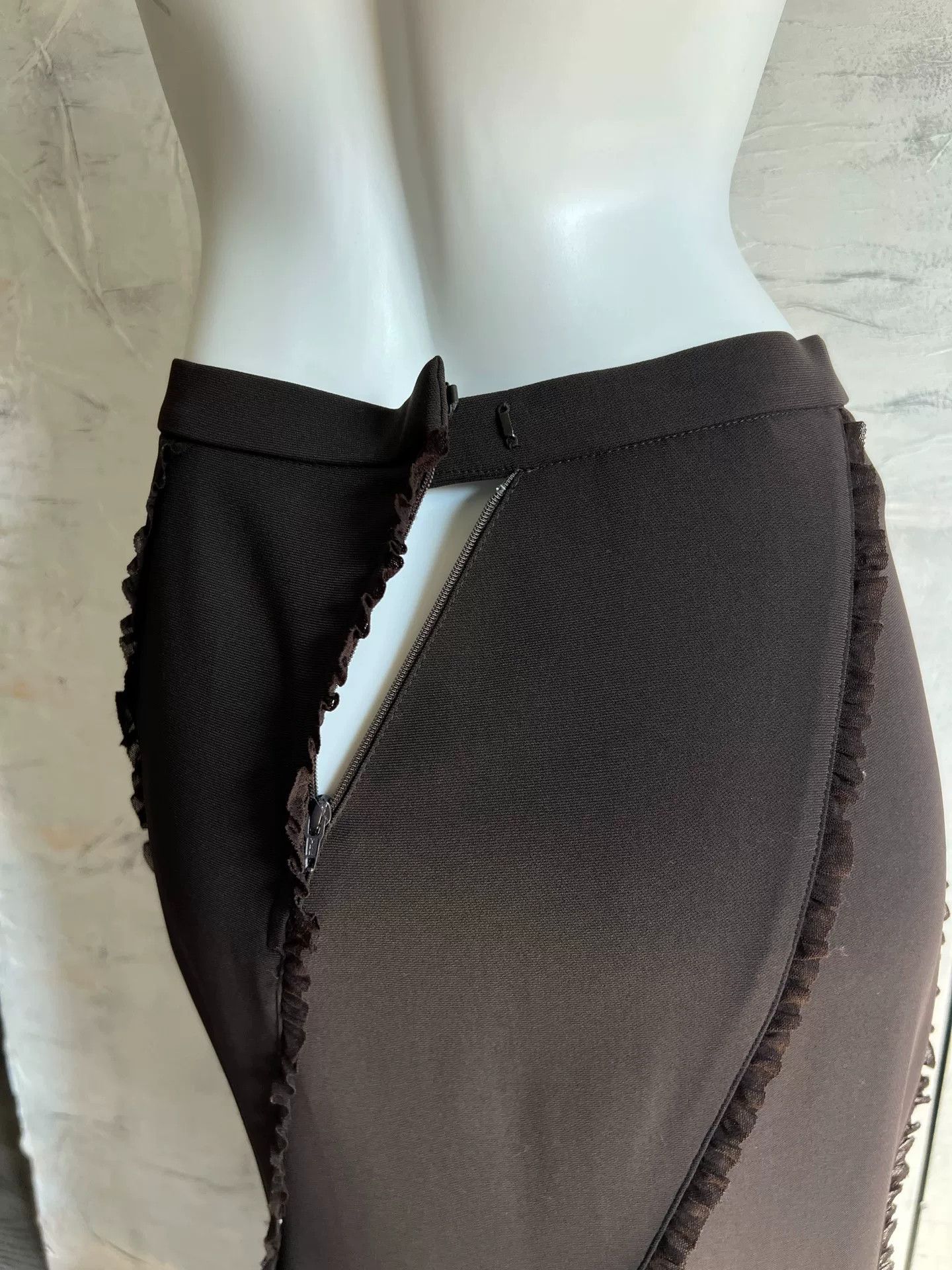 Other Vintage Diagonal Cut Fishtail Dress Size 30" / US 8 / IT 44 - 8 Thumbnail