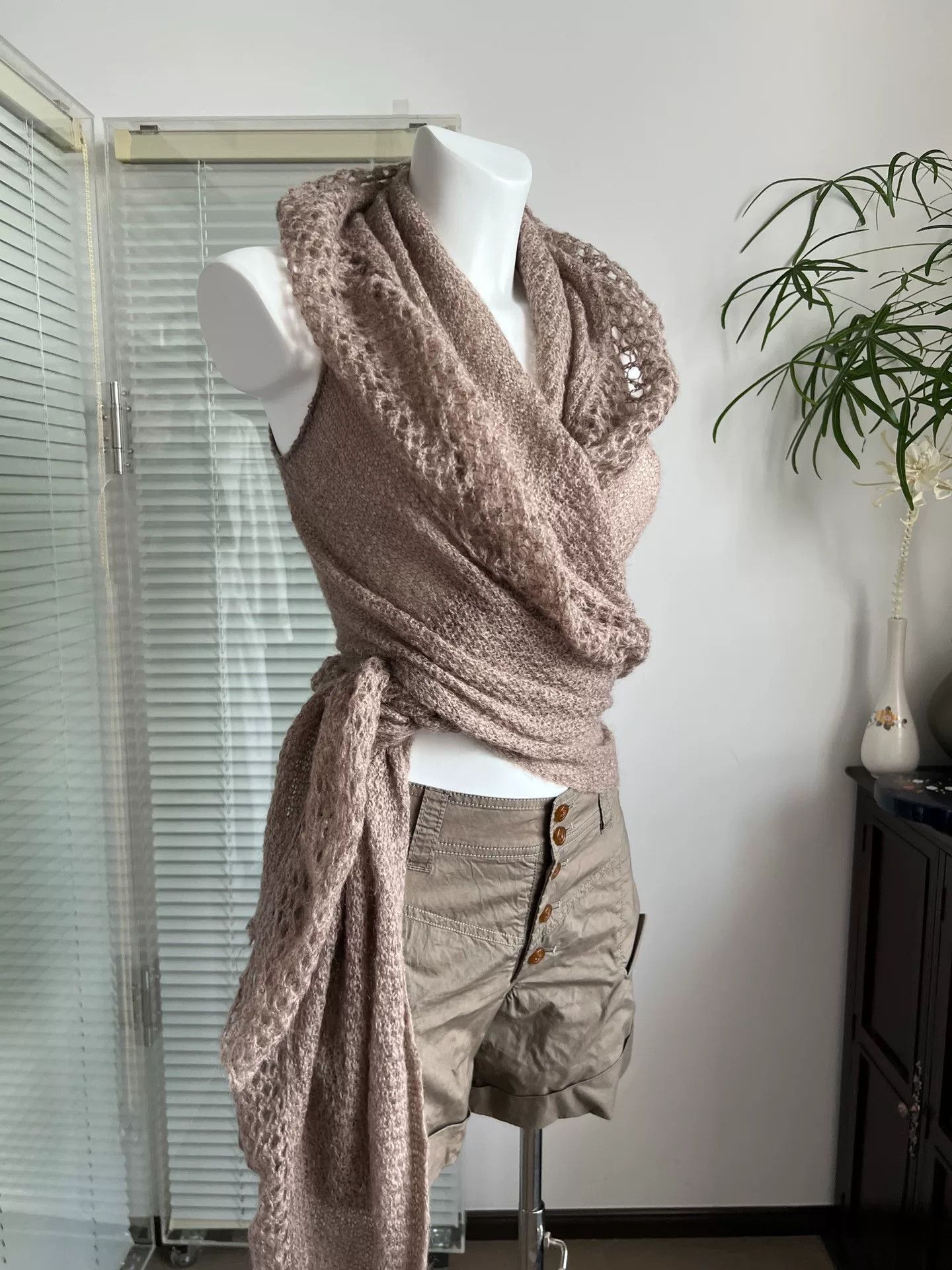 Other Wasteland Style Hollow Knit Asymmetrical Vest Size S / US 4 / IT 40 - 4 Thumbnail