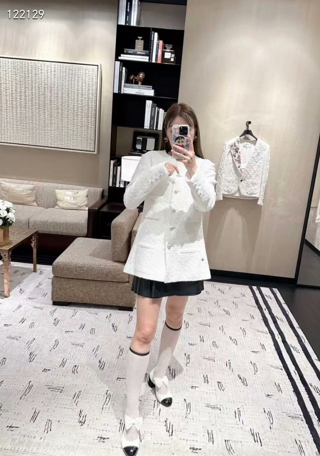 Chanel Chanel 23S Diamond Button Coat Size M / US 6-8 / IT 42-44 - 9 Thumbnail