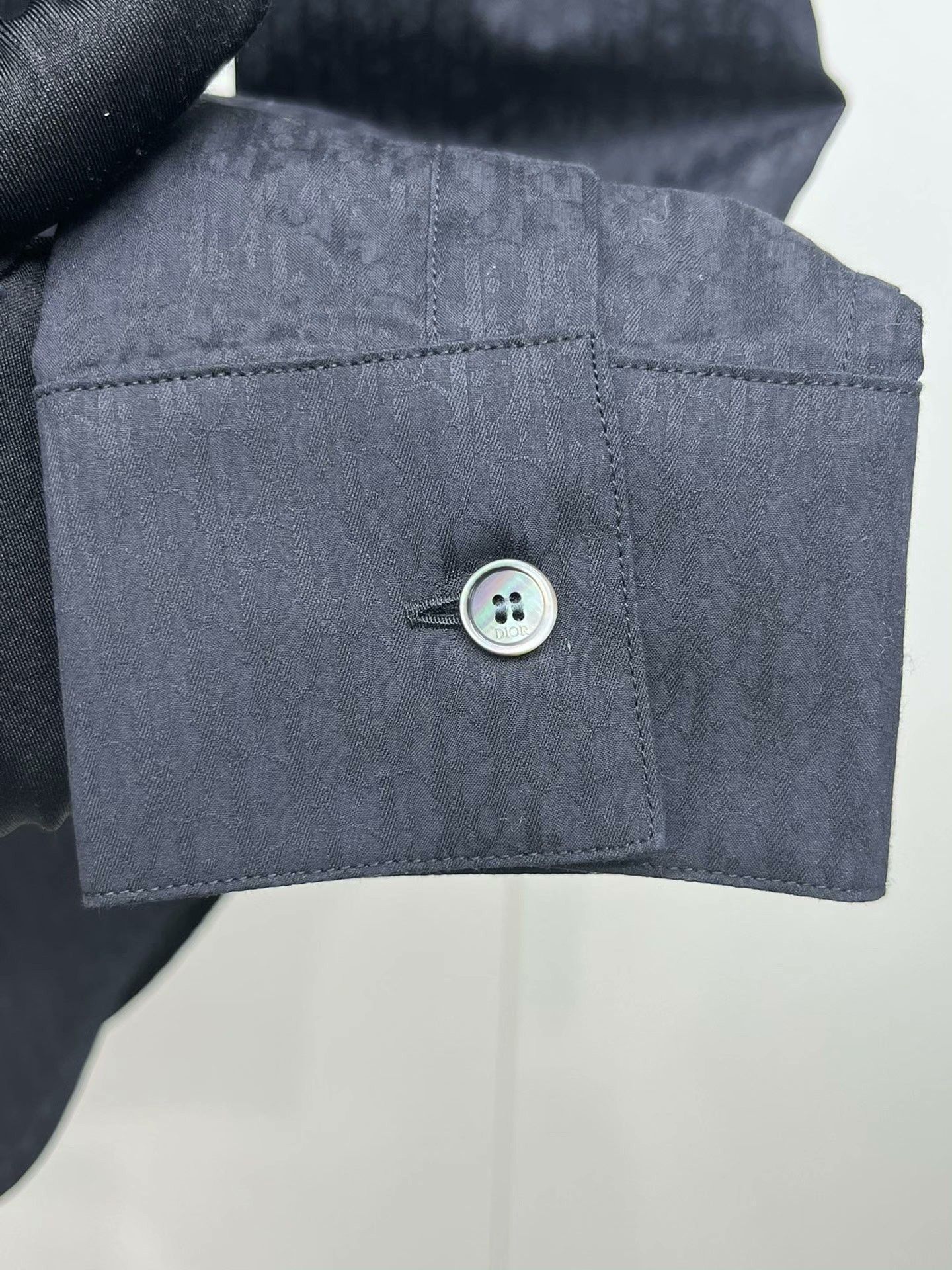 Dior Dior Hidden Logo Pattern Shirt Size M / US 6-8 / IT 42-44 - 3 Thumbnail