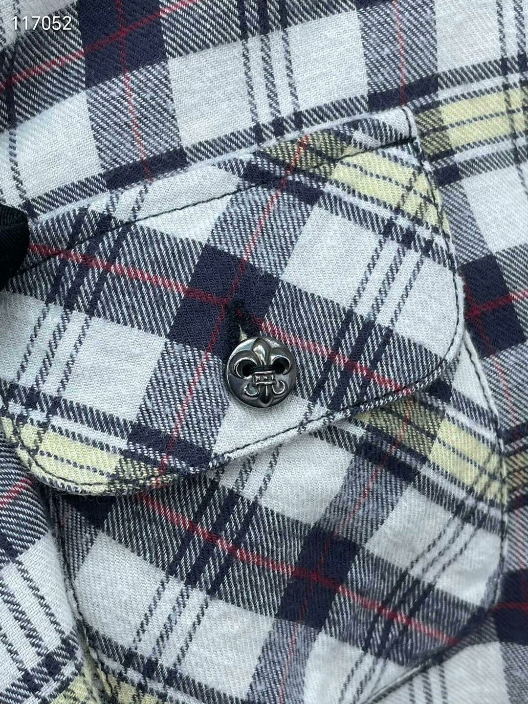 Chrome Hearts Chrome Hearts Plaid Casual Shirt Size M / US 6-8 / IT 42-44 - 3 Thumbnail
