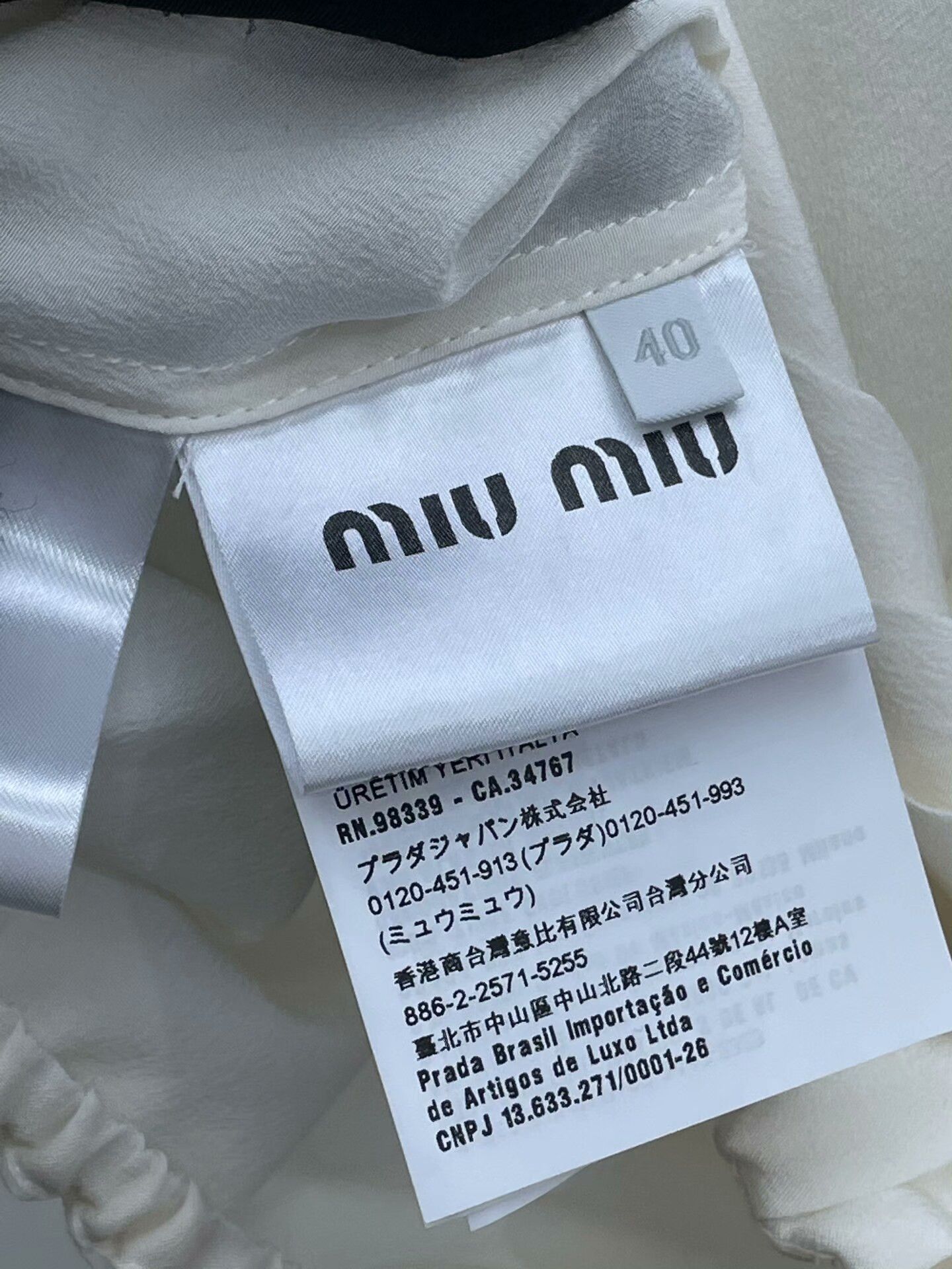 Miu Miu Miu Miu Bow Sleeveless Silk Top Size M / US 6-8 / IT 42-44 - 5 Thumbnail