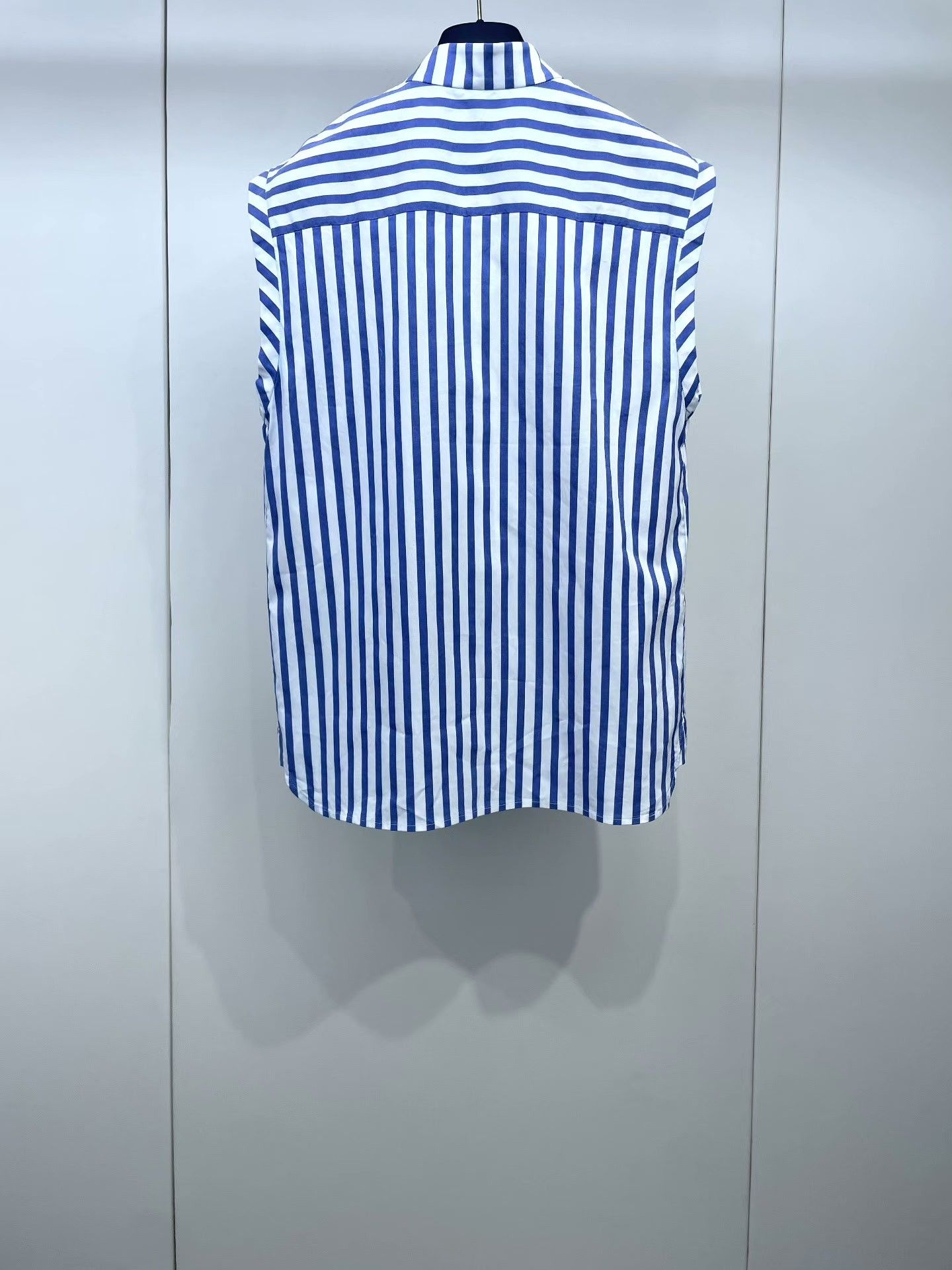 Louis Vuitton LV Blue White Stripe Sleeveless Top Size M / US 6-8 / IT 42-44 - 2 Thumbnail