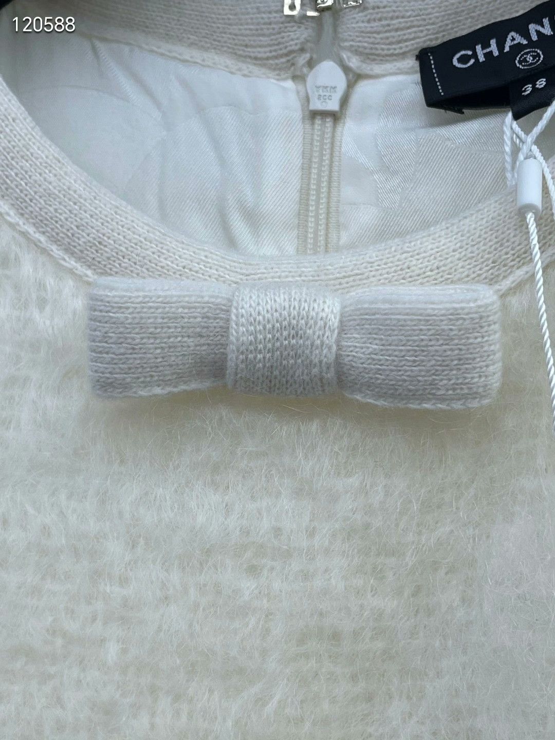 Chanel Chanel 25N Bow Plush Sleeveless Dress Size M / US 6-8 / IT 42-44 - 3 Thumbnail