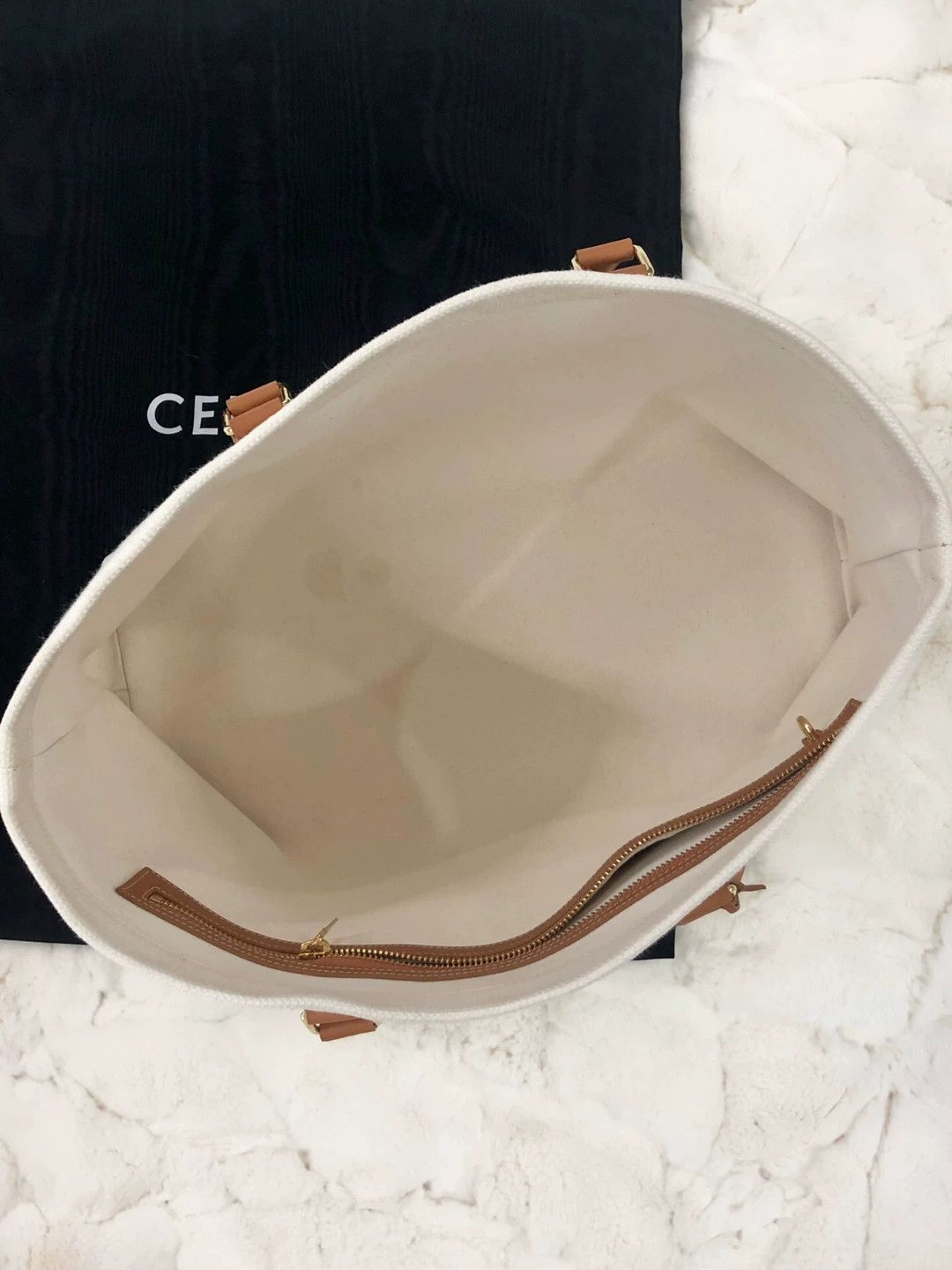Celine Celine 20AW Canvas Tote Bag Size ONE SIZE - 3 Thumbnail