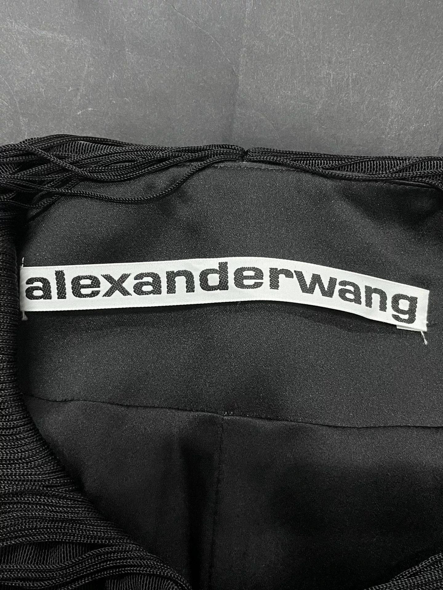 Alexander Wang Alexander Wang Black Gold Button Fringe Blazer Size M / US 6-8 / IT 42-44 - 4 Thumbnail