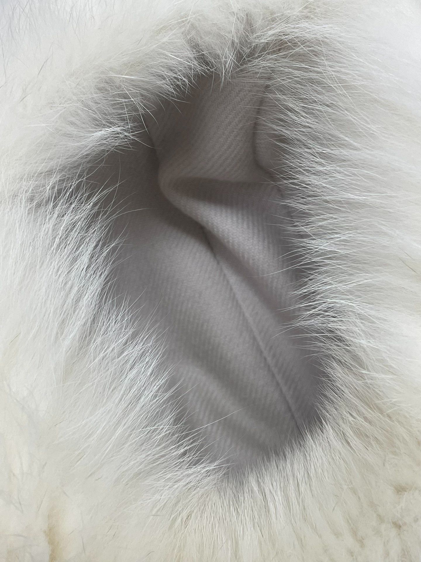 Loro Piana Loro Piana White Cashmere Fox Fur Hat Size ONE SIZE - 4 Thumbnail