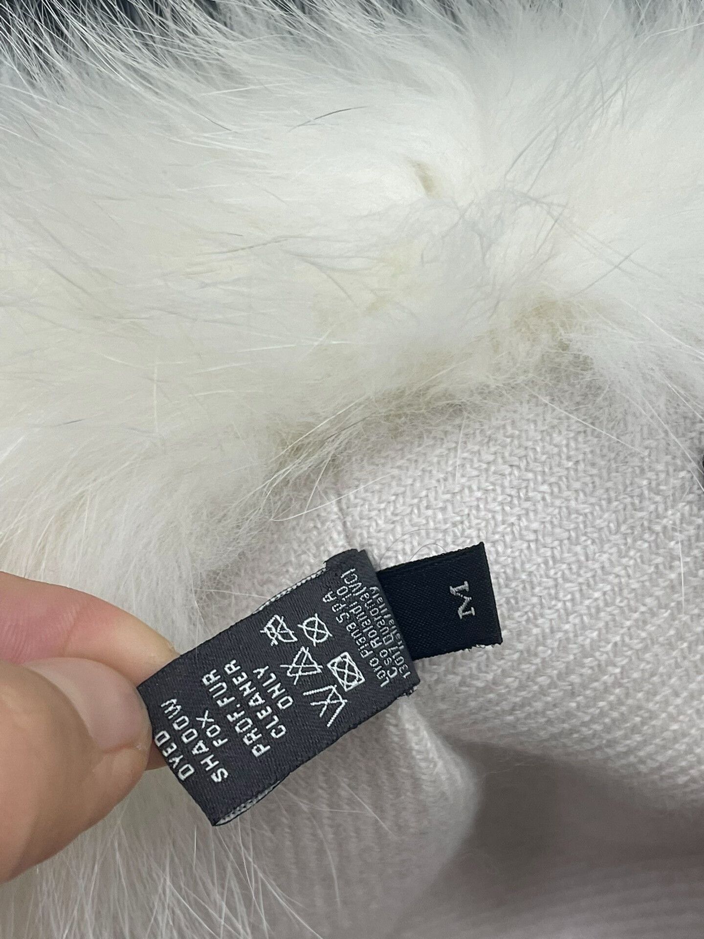 Loro Piana Loro Piana White Cashmere Fox Fur Hat Size ONE SIZE - 6 Thumbnail
