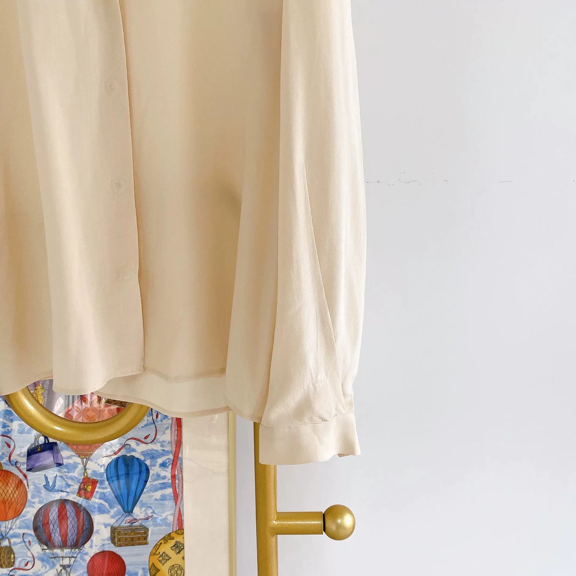 Miu Miu Miumiu Beige Women's Shirt Size M / US 6-8 / IT 42-44 - 5 Thumbnail