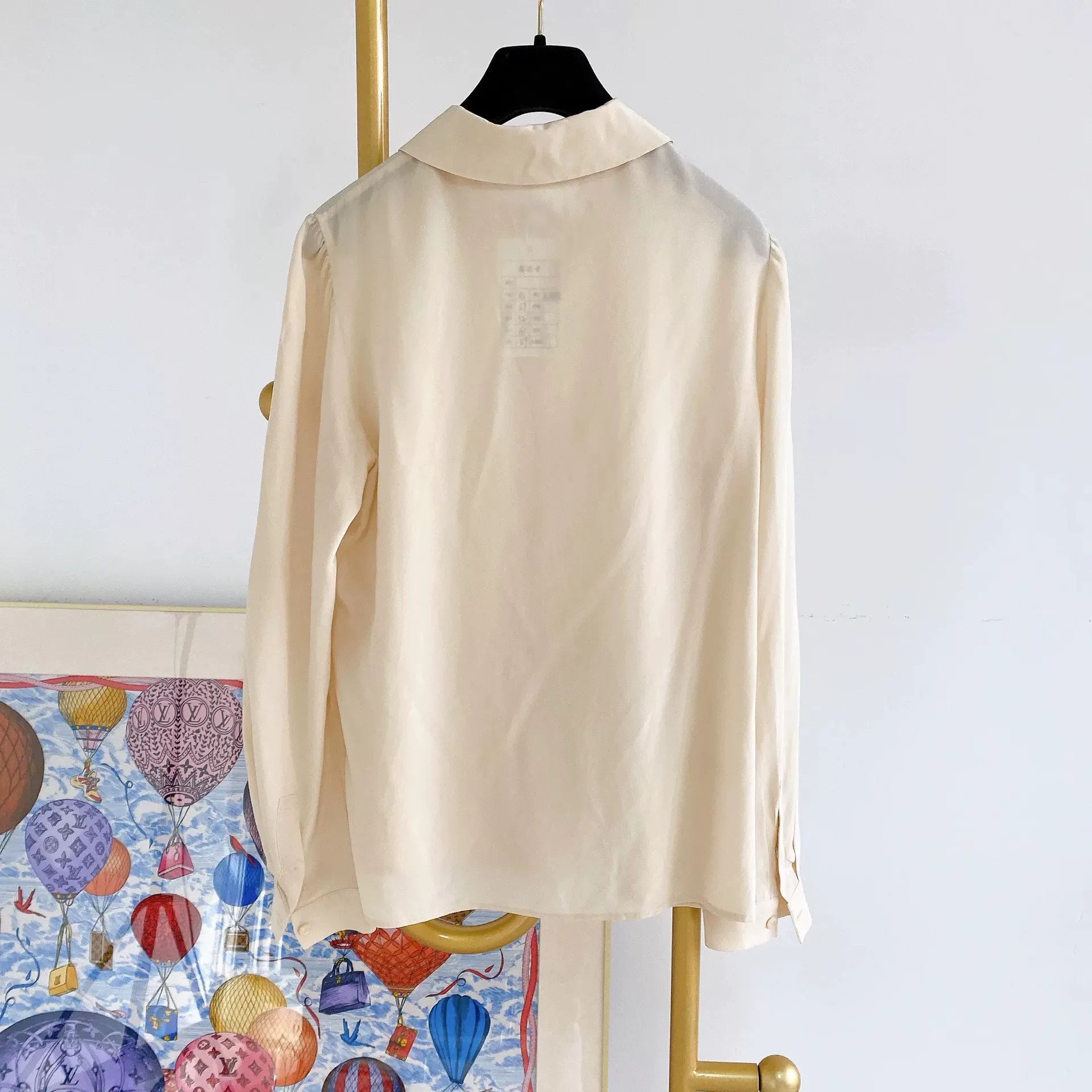 Miu Miu Miumiu Beige Women's Shirt Size M / US 6-8 / IT 42-44 - 2 Thumbnail