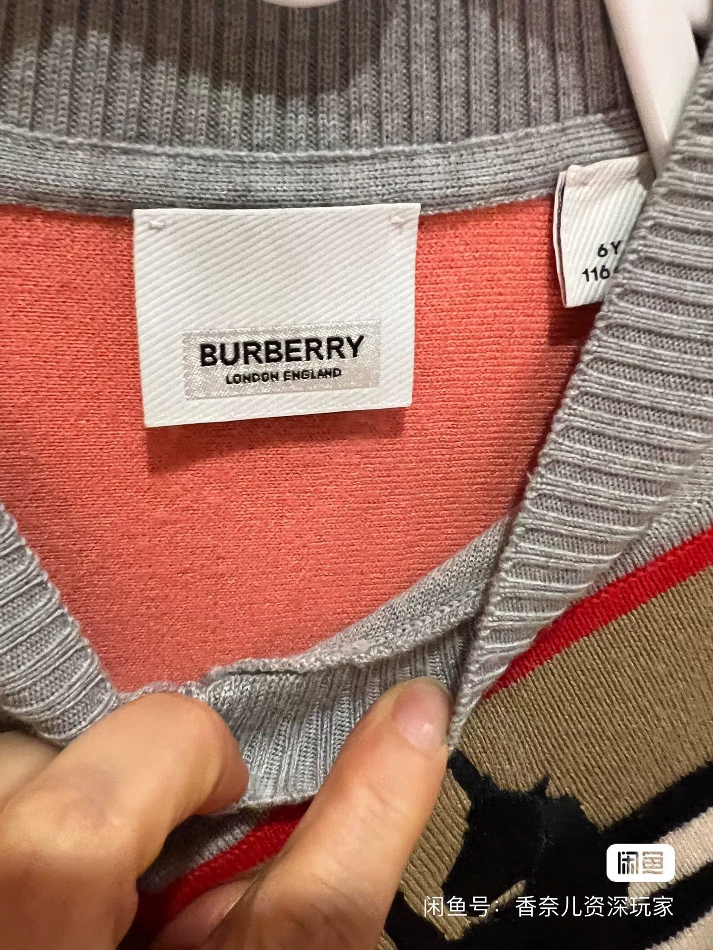 Burberry Burberry Cashmere Sweater Size 6 Size M / US 6-8 / IT 42-44 - 2 Thumbnail