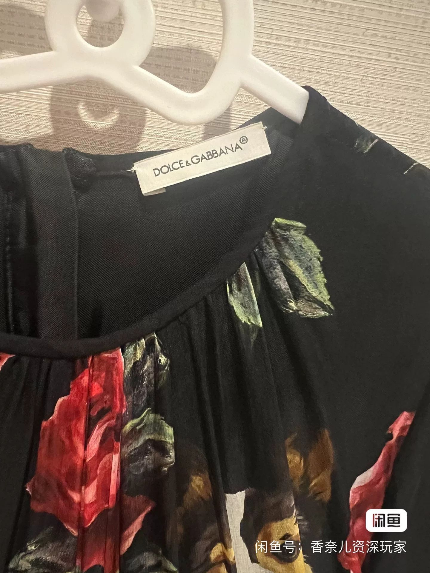 Dolce & Gabbana DG Rose Silk Dress Size M / US 6-8 / IT 42-44 - 6 Thumbnail