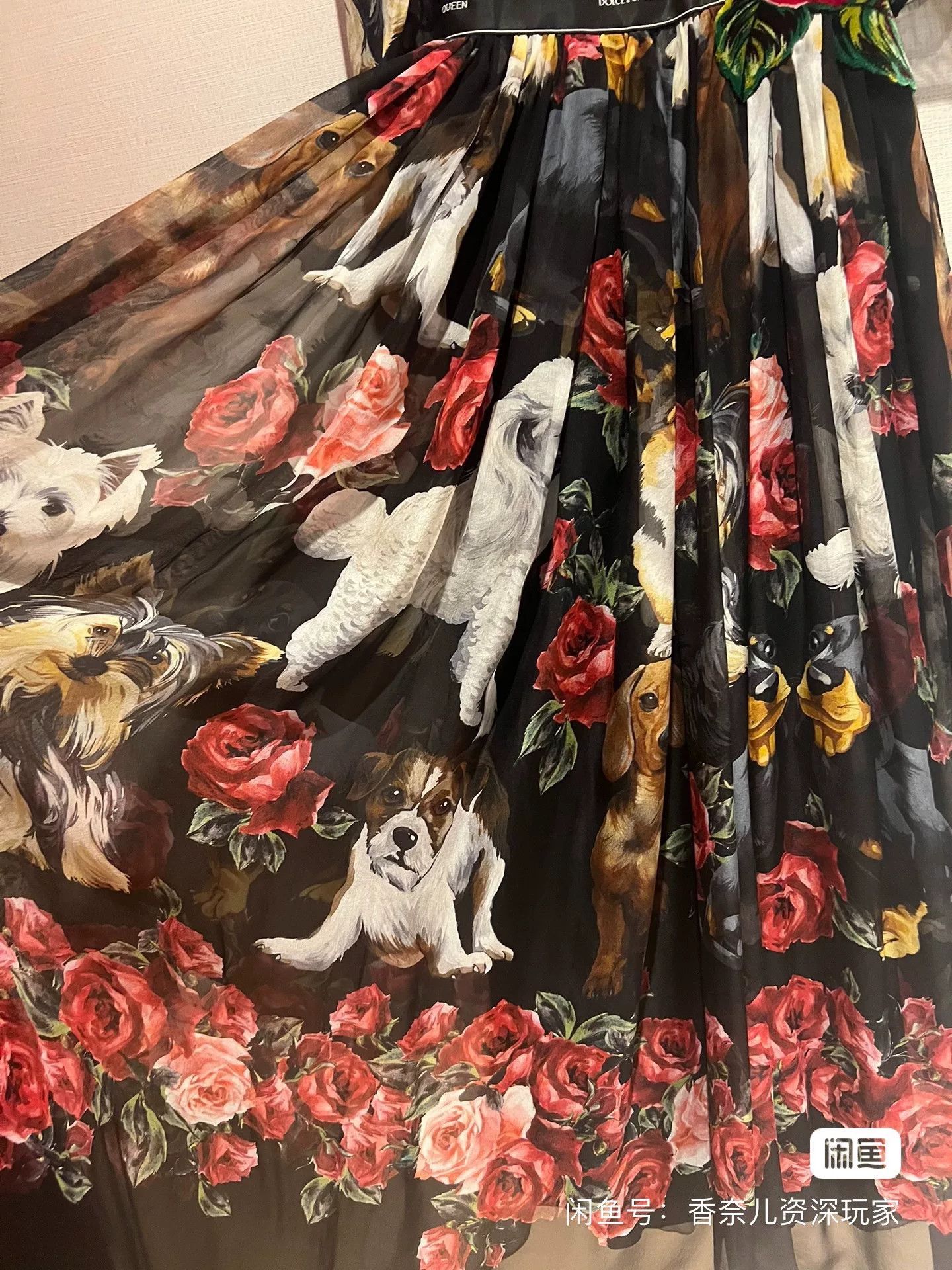 Dolce & Gabbana DG Rose Silk Dress Size M / US 6-8 / IT 42-44 - 4 Thumbnail