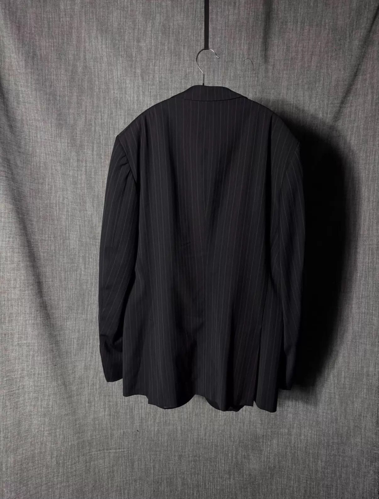 Raf Simons Black Striped Single-Breasted Blazer Size US M / EU 48-50 / 2 - 2 Thumbnail