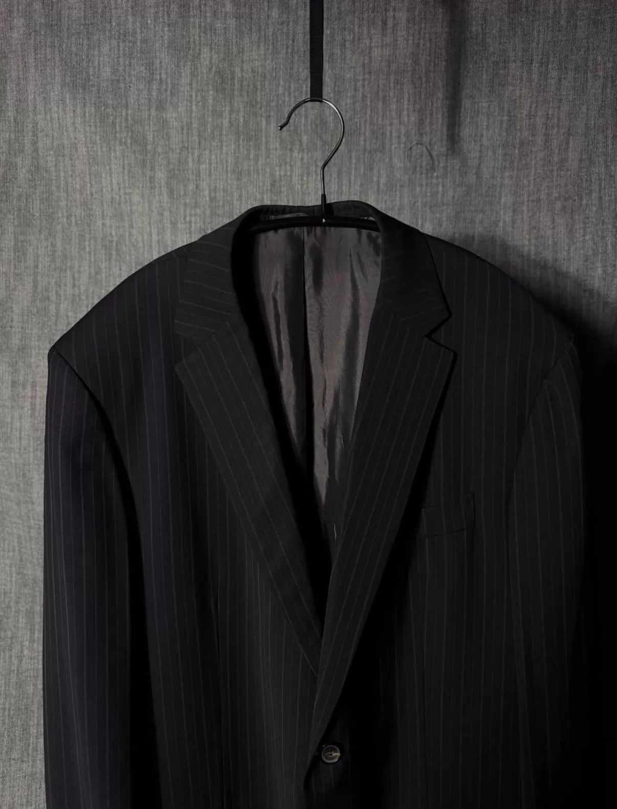 Raf Simons Black Striped Single-Breasted Blazer Size US M / EU 48-50 / 2 - 3 Thumbnail
