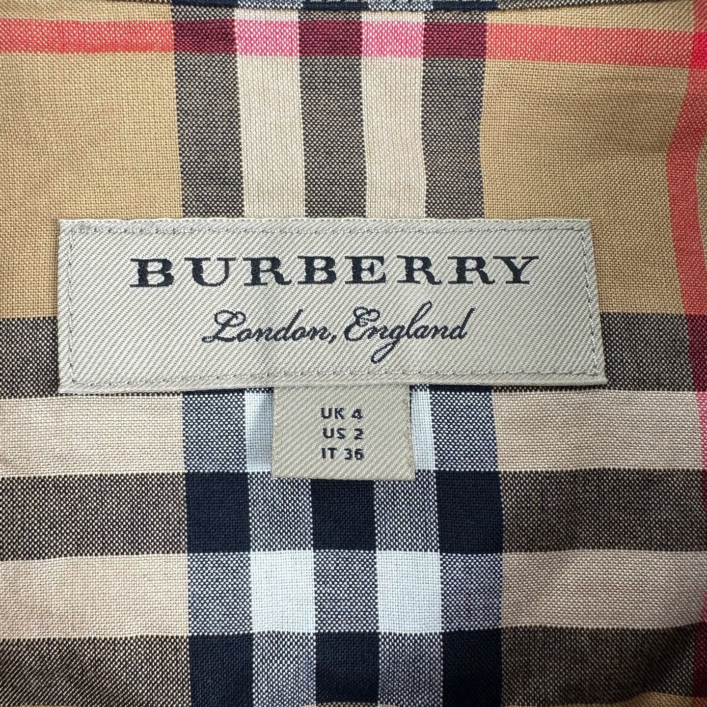 Burberry Burberry Classic Check Short-Sleeve Shirt Size M / US 6-8 / IT 42-44 - 4 Thumbnail