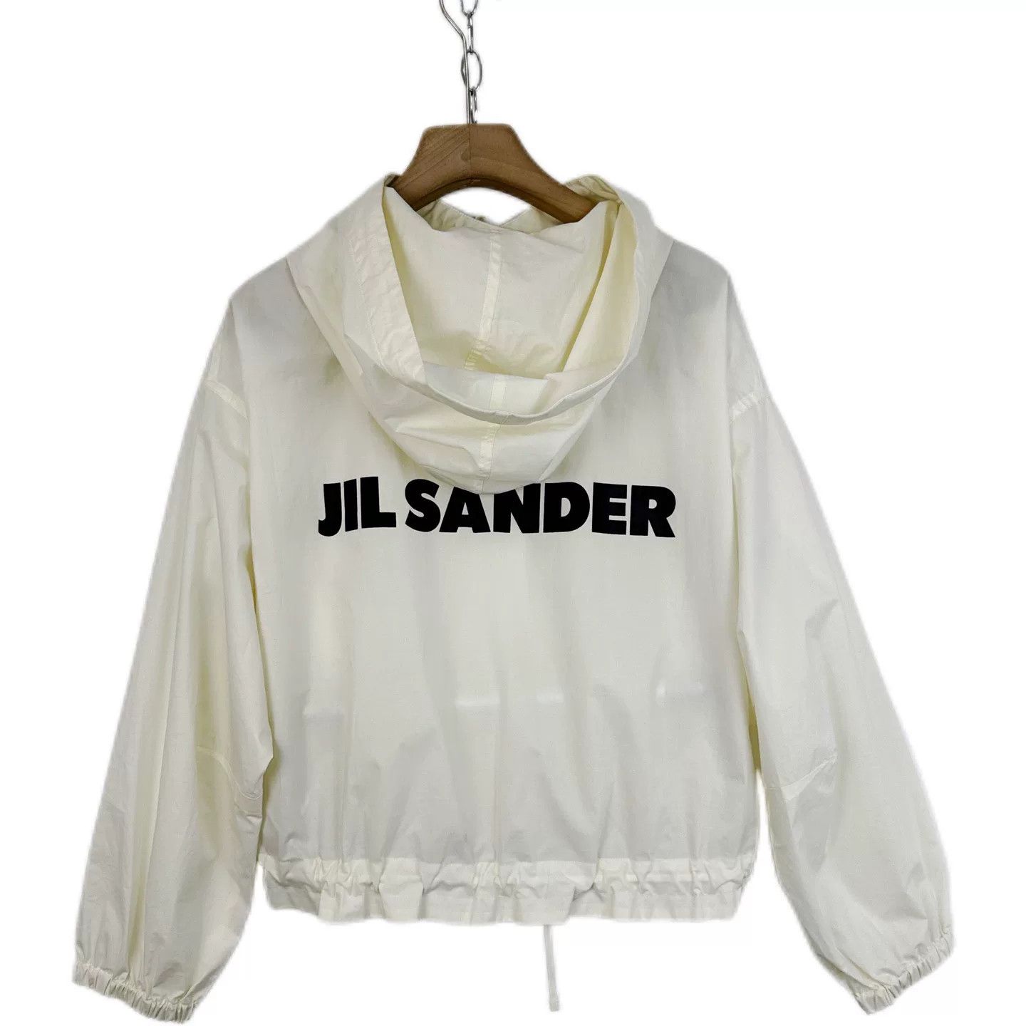 Jil Sander Jil Sander White Oversized Hooded Jacket Size M / US 6-8 / IT 42-44 - 2 Thumbnail