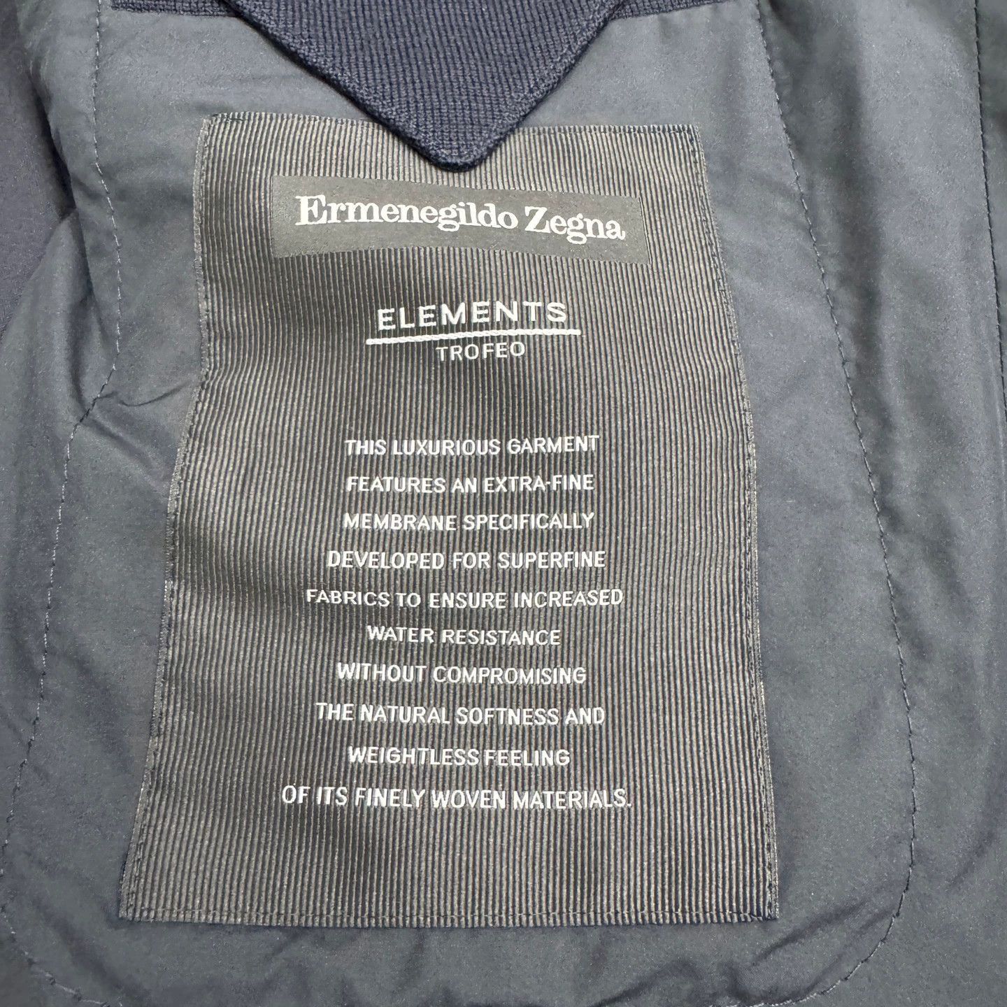 Ermenegildo Zegna Black Lightweight Button-Front Jacket Size US M / EU 48-50 / 2 - 2 Thumbnail