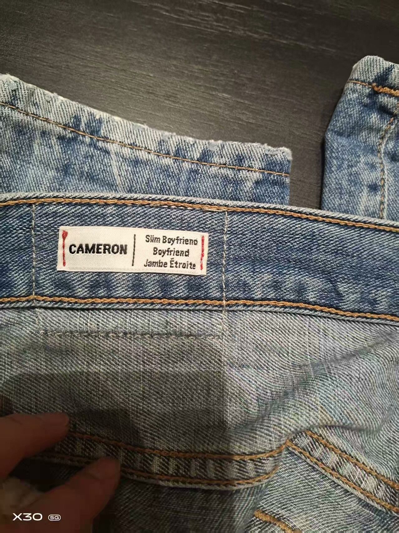 Other True Religion Cameron Slim Boyfriend Jeans Size 24" / US 00 / IT 34 - 4 Thumbnail