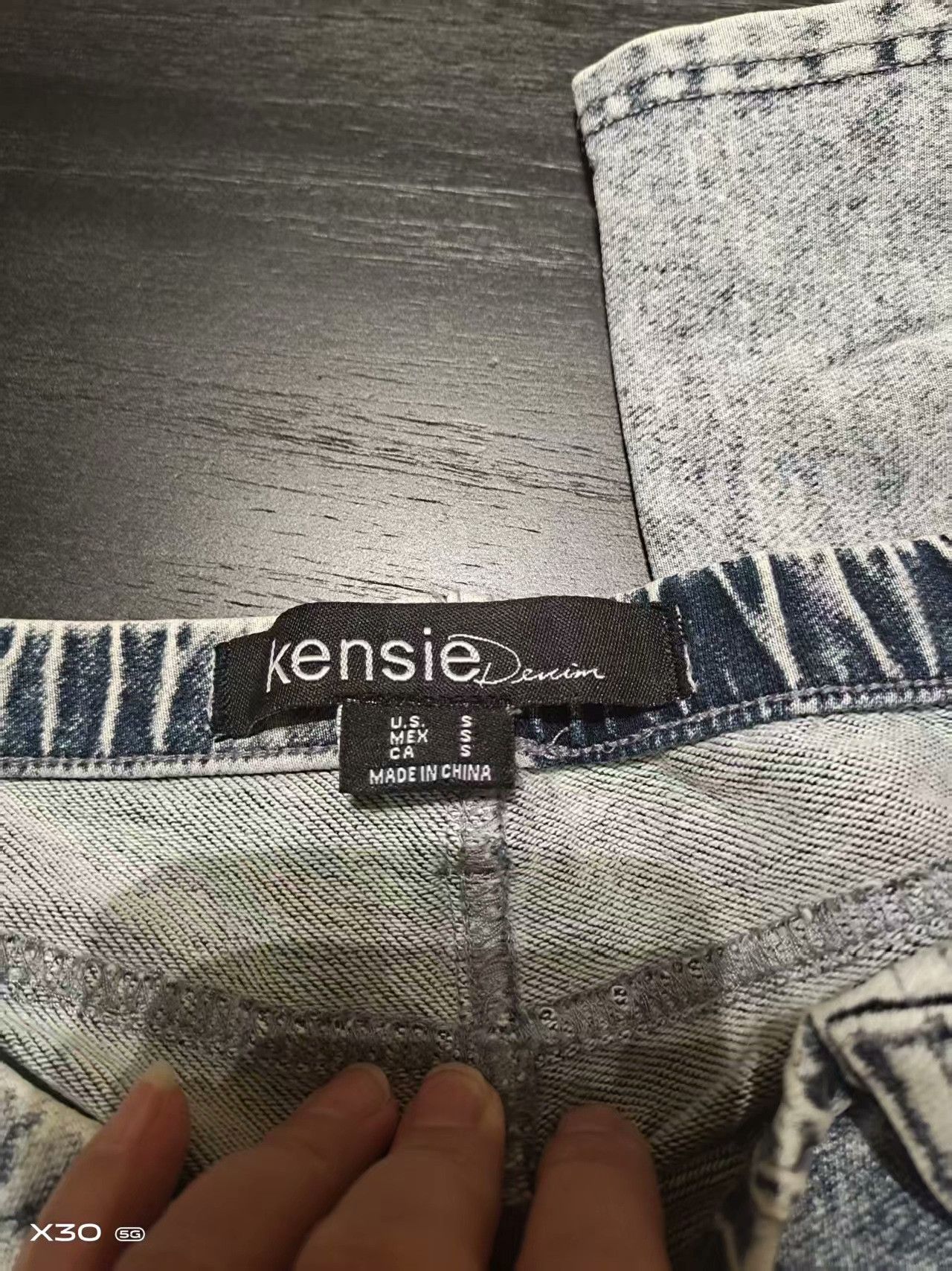 Other kensie Acid Wash Skinny Jeans Size 32" / US 10 / IT 46 - 3 Thumbnail