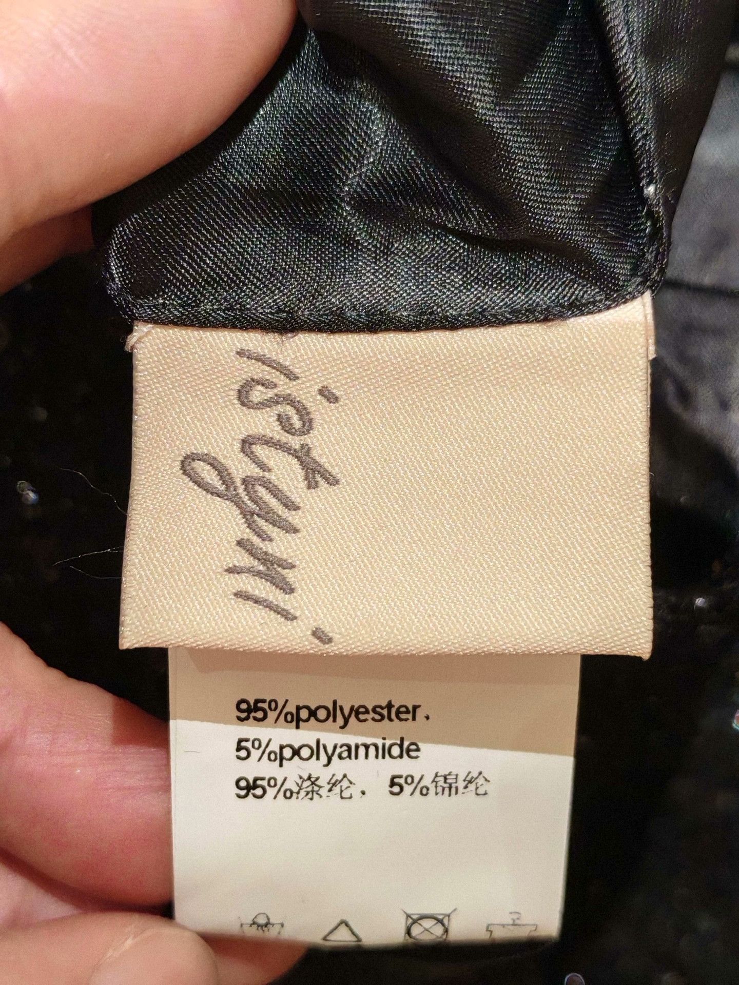 Other ISTYNI Black Tweed Jumpsuit Size 36" / US 14 / IT 50 - 8 Thumbnail