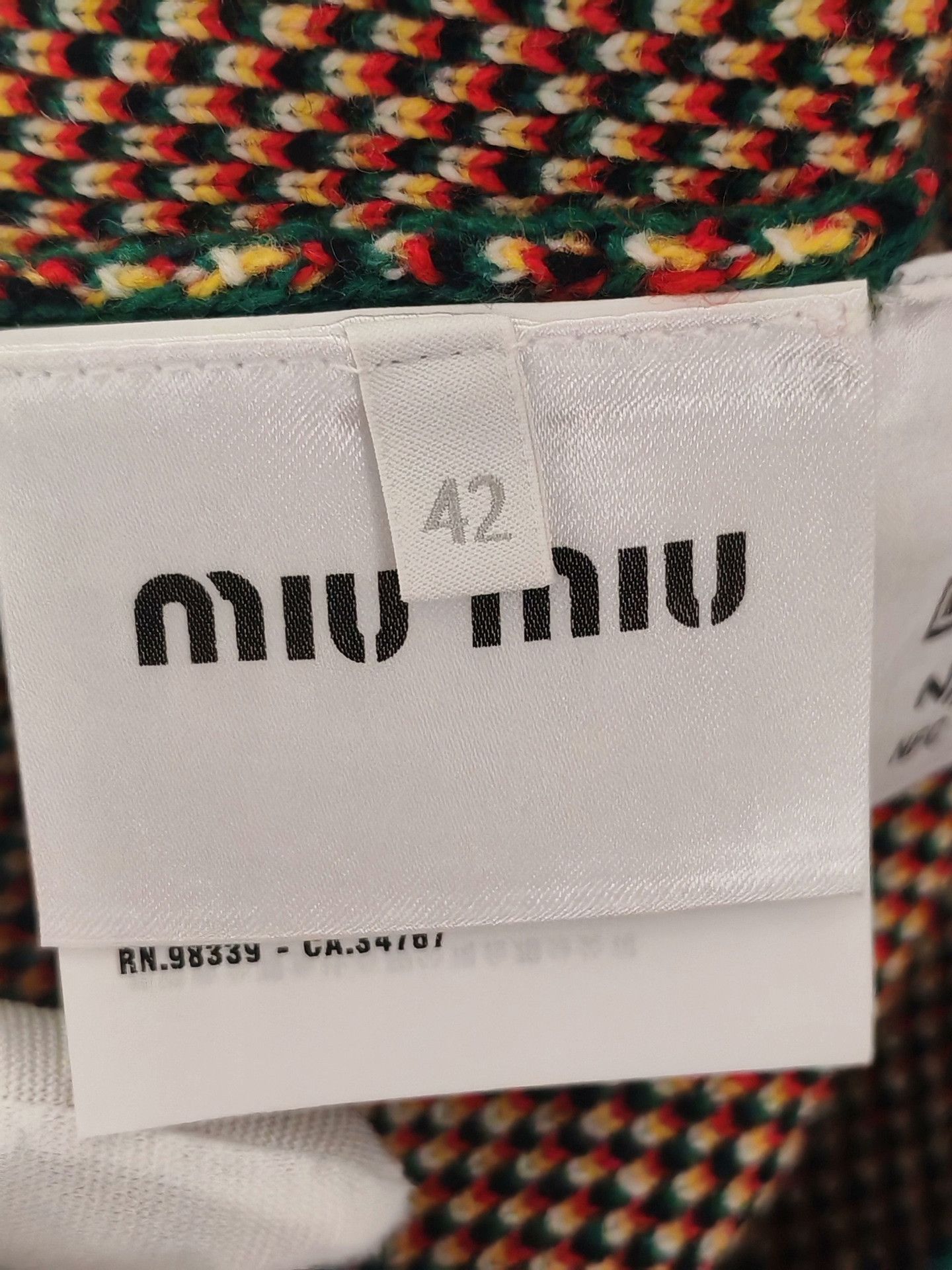 Miu Miu Miu Miu Plaid Knit Set Size M / US 6-8 / IT 42-44 - 9 Thumbnail