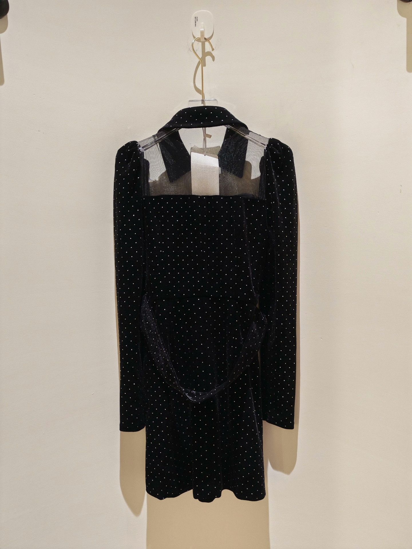 Other EIMISMOSOL Polka Dot Velvet Dress Size S / US 4 / IT 40 - 3 Thumbnail