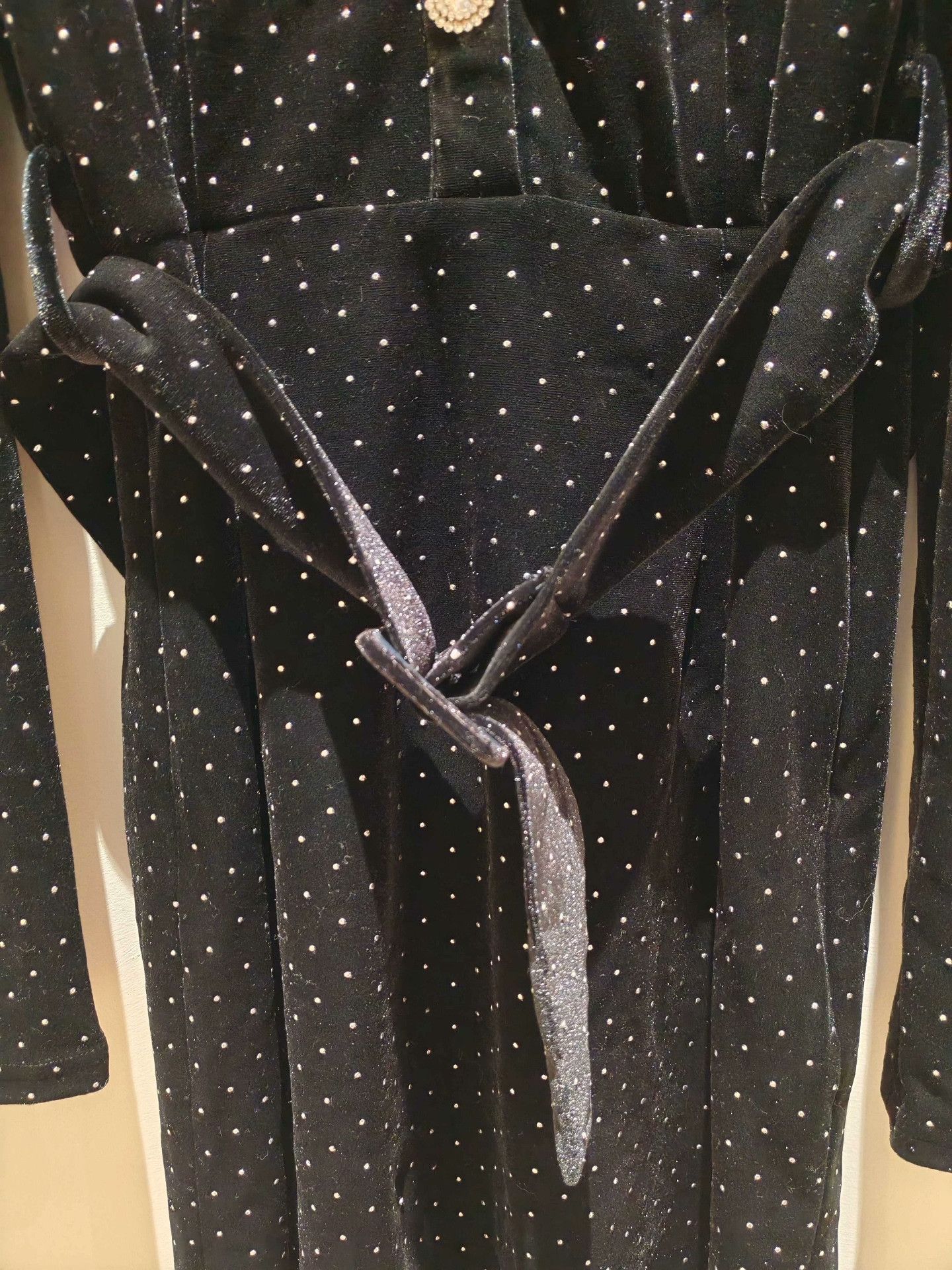 Other EIMISMOSOL Polka Dot Velvet Dress Size S / US 4 / IT 40 - 5 Thumbnail