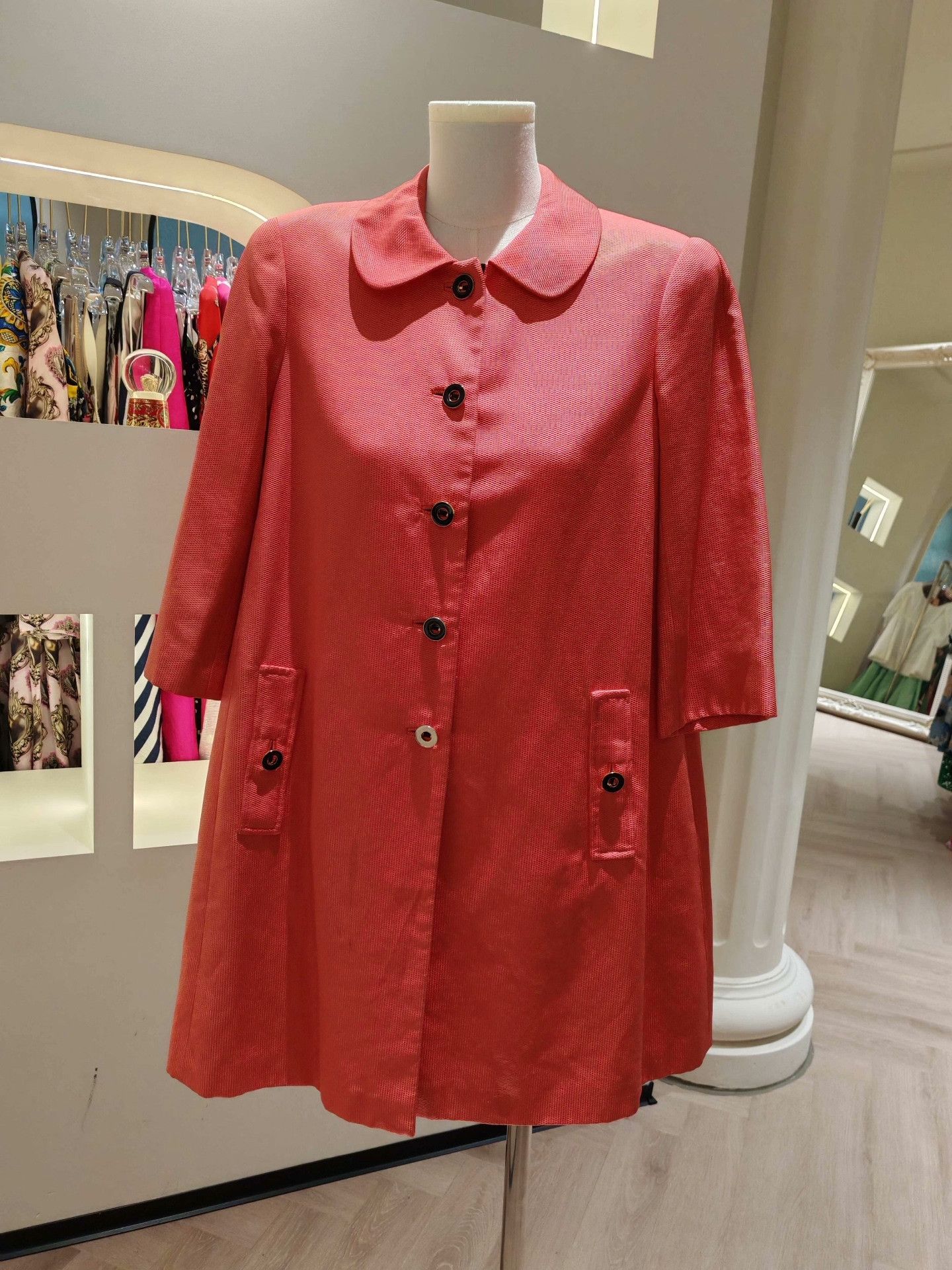 Other PORTS Red Trench Coat Size 2 Size M / US 6-8 / IT 42-44 - 3 Thumbnail