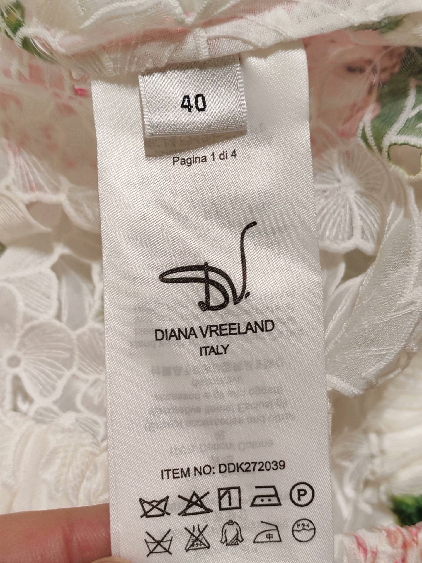 Other Diana Vreeland 2024 SS Off-Shoulder Puff Sleeve Lace Top Size M / US 6-8 / IT 42-44 - 4 Thumbnail