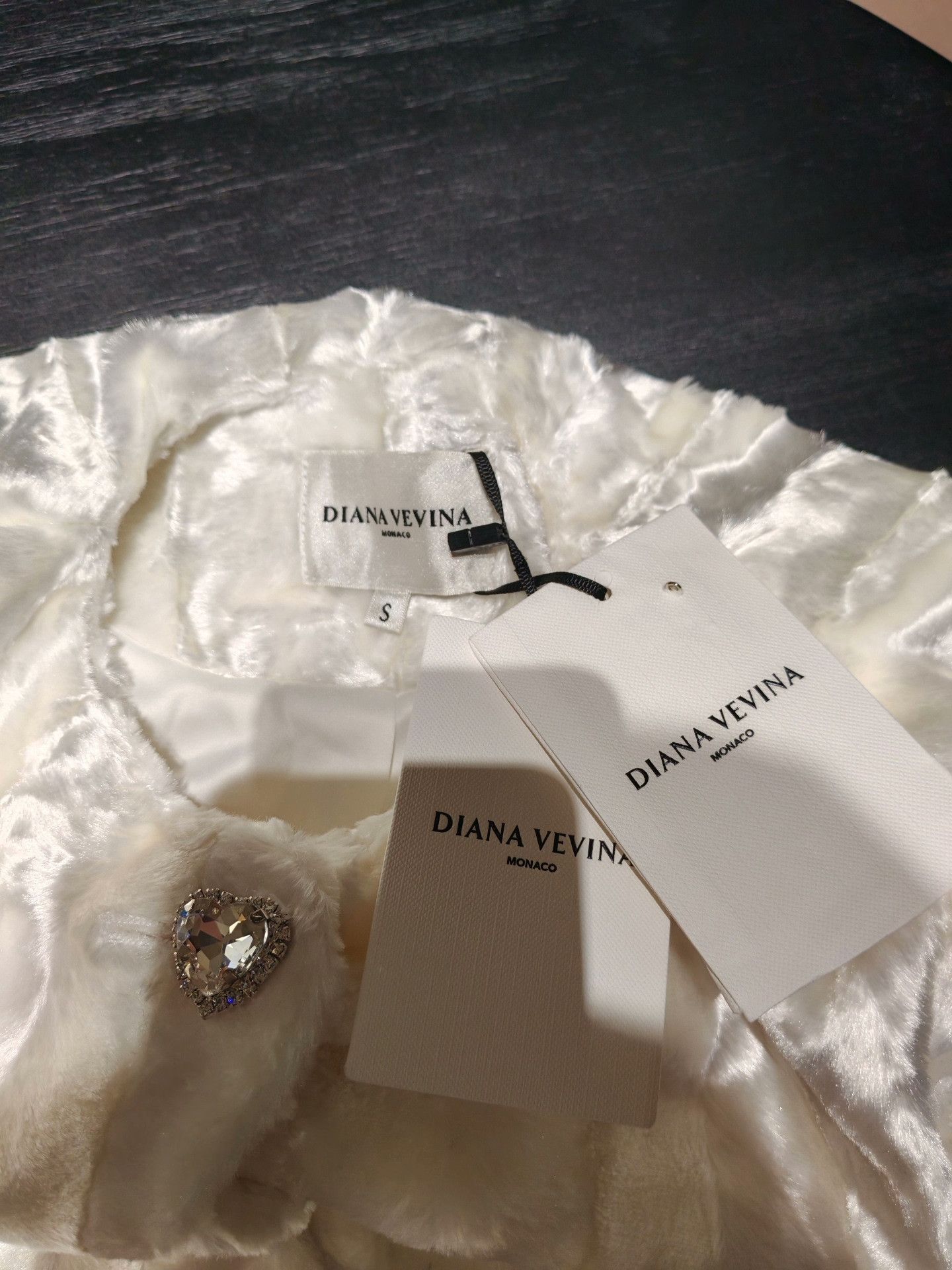 Other Diana Vevina White Velvet Set Size 32" / US 10 / IT 46 - 3 Thumbnail