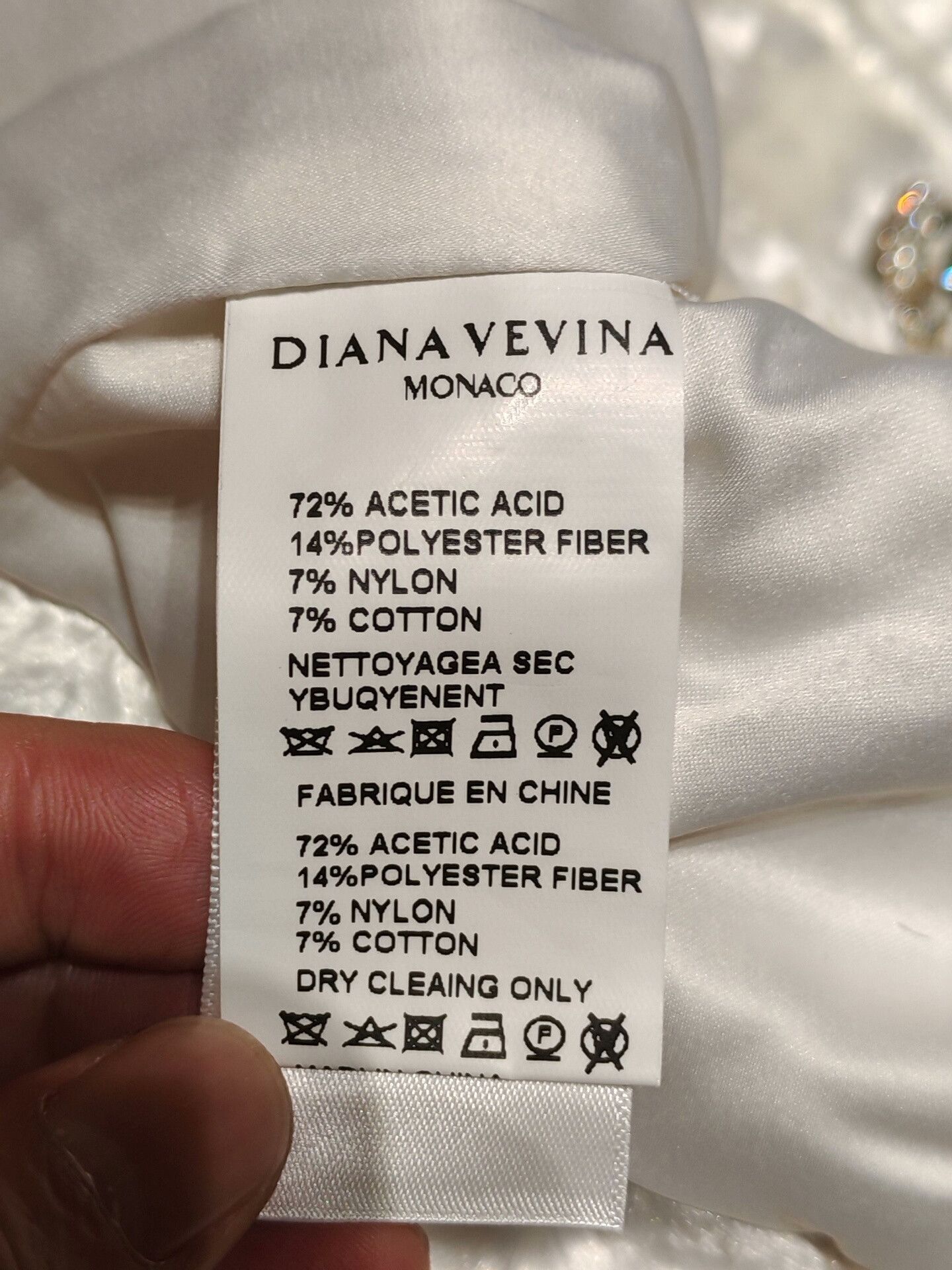 Other Diana Vevina White Velvet Set Size 32" / US 10 / IT 46 - 2 Thumbnail