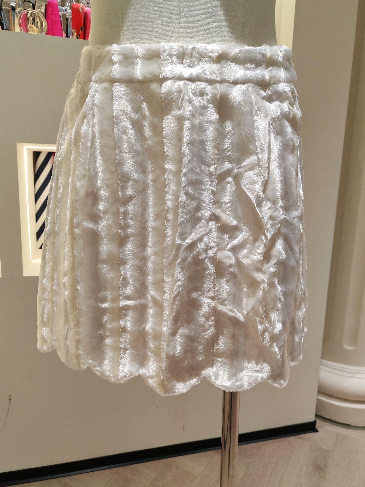 Other Diana Vevina White Velvet Set Size 32" / US 10 / IT 46 - 8 Thumbnail