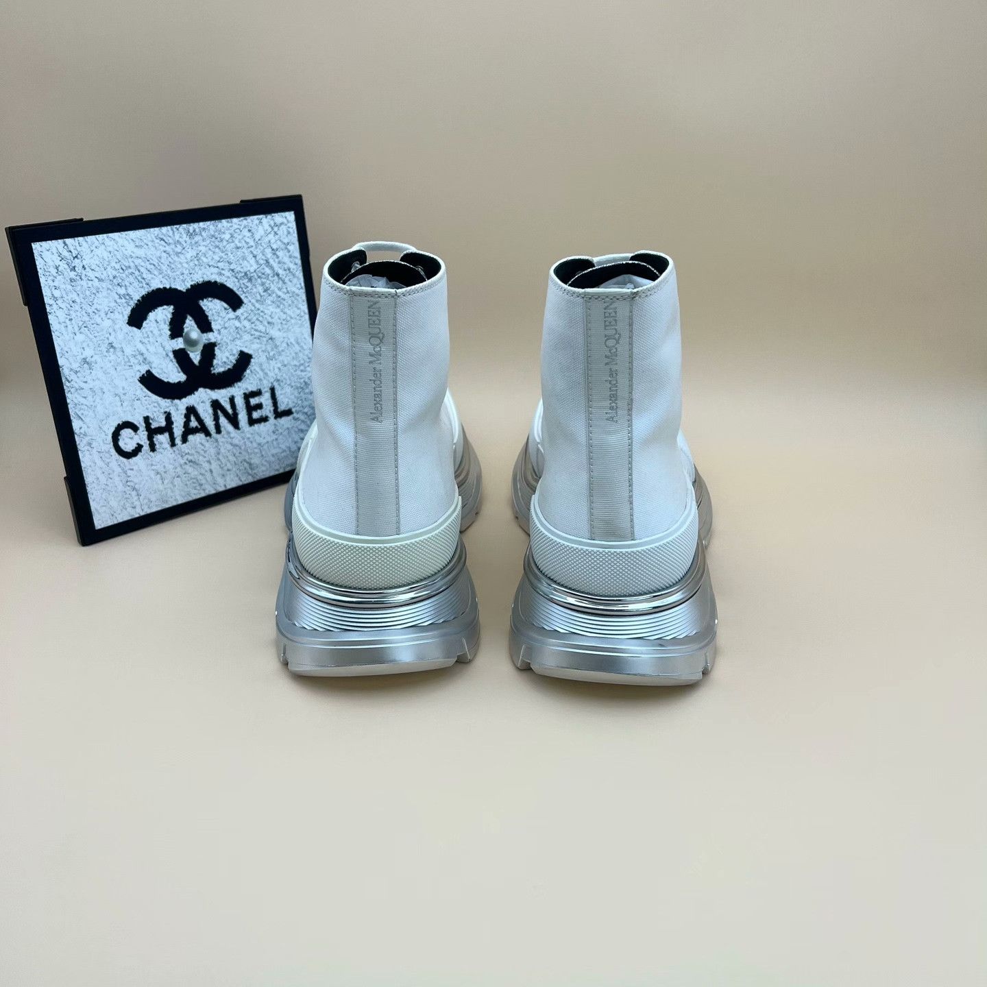 Alexander McQueen Alexander McQueen White Boots 12 Men Size US 12 / EU 45 - 3 Thumbnail