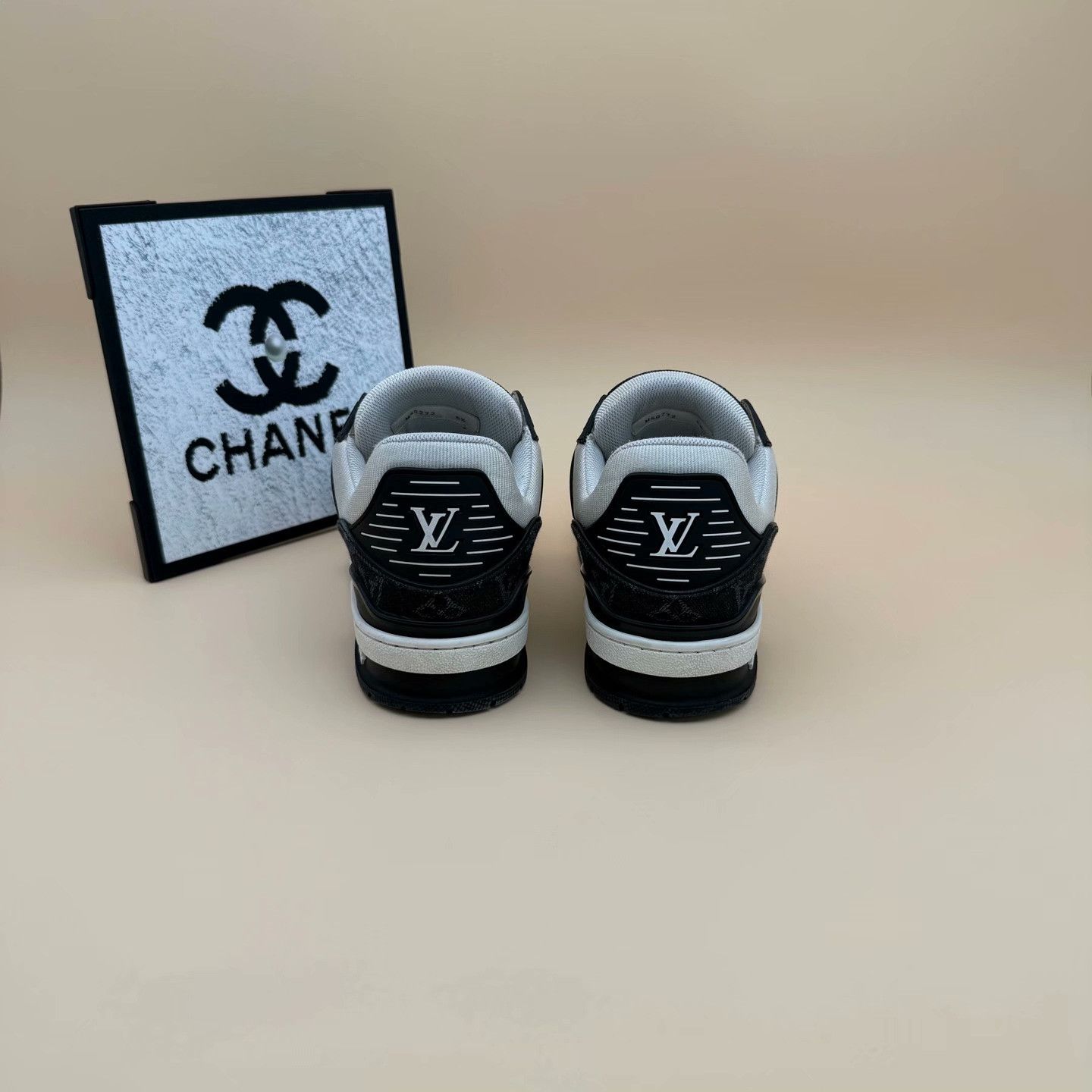 Louis Vuitton Louis Vuitton Training Denim Black Lowtop Sneakers 7 Men Size US 7 / EU 40 - 3 Thumbnail