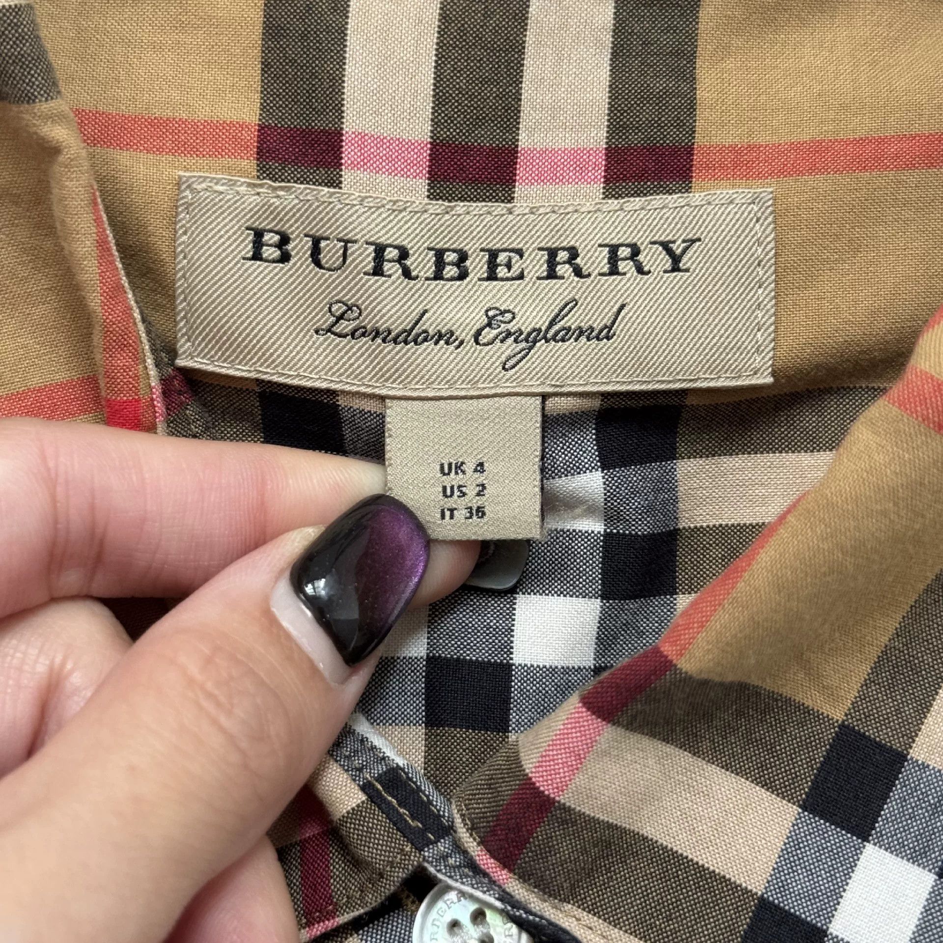 Burberry Burberry Plaid Dress us_4 Women Size S / US 4 / IT 40 - 6 Thumbnail